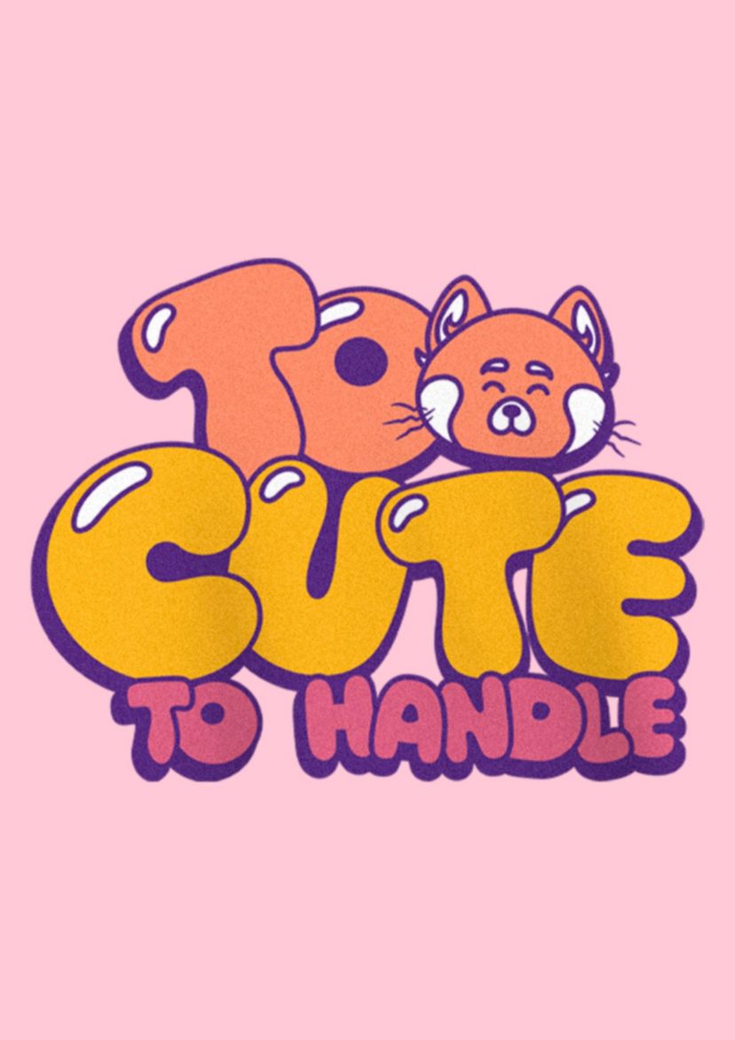Cute Panda Graphic T-Shirt
