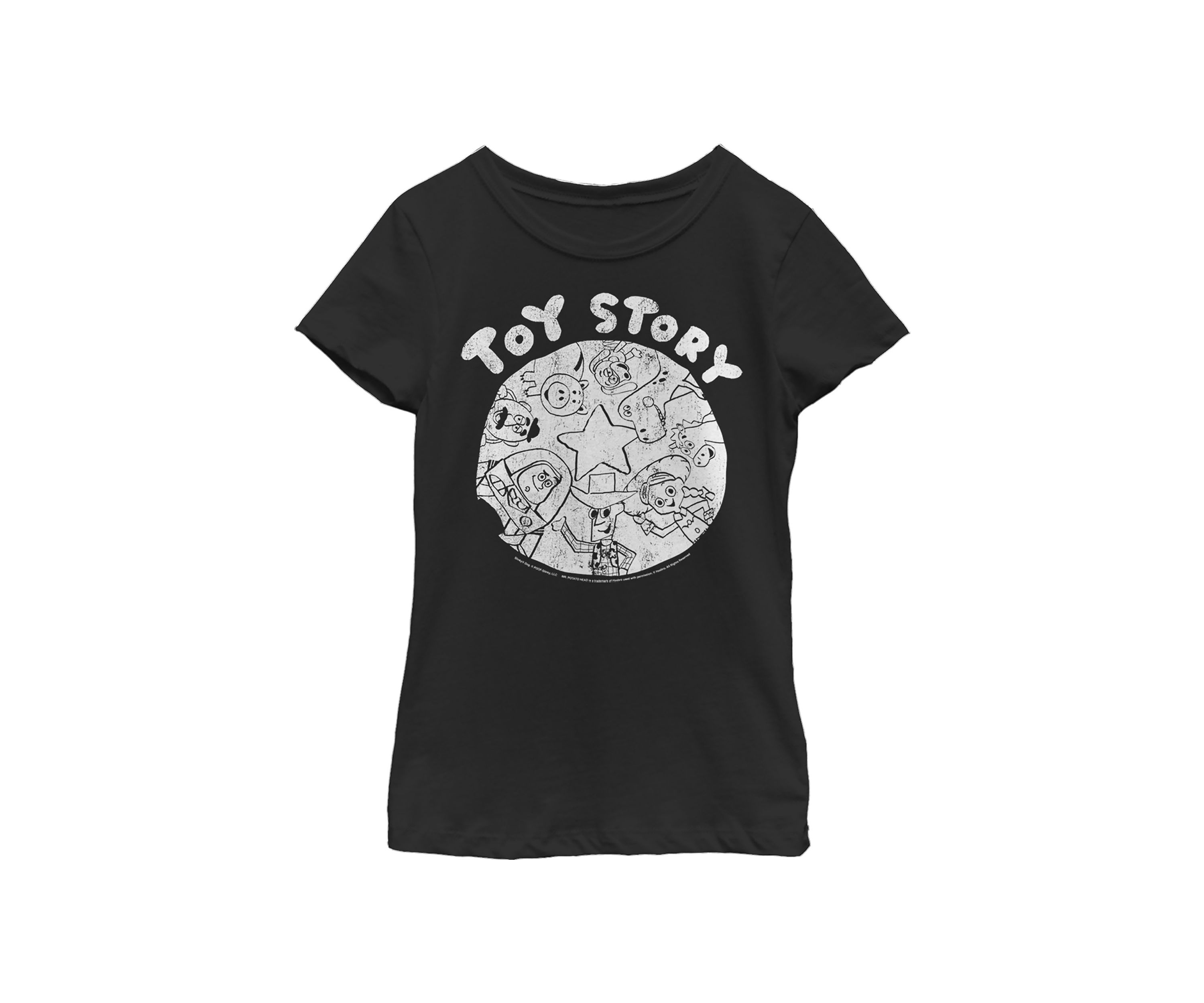 Girls 4-6x Circle Graphic T-Shirt
