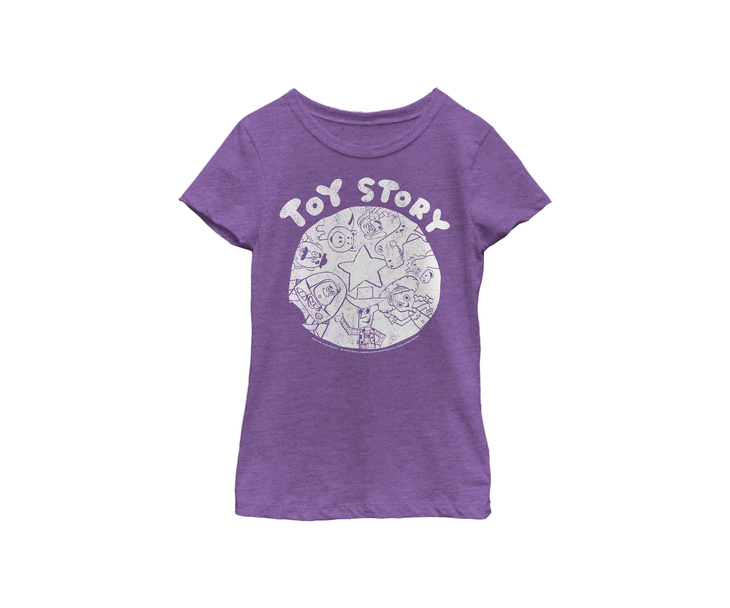 Girls 4-6x Circle Graphic T-Shirt