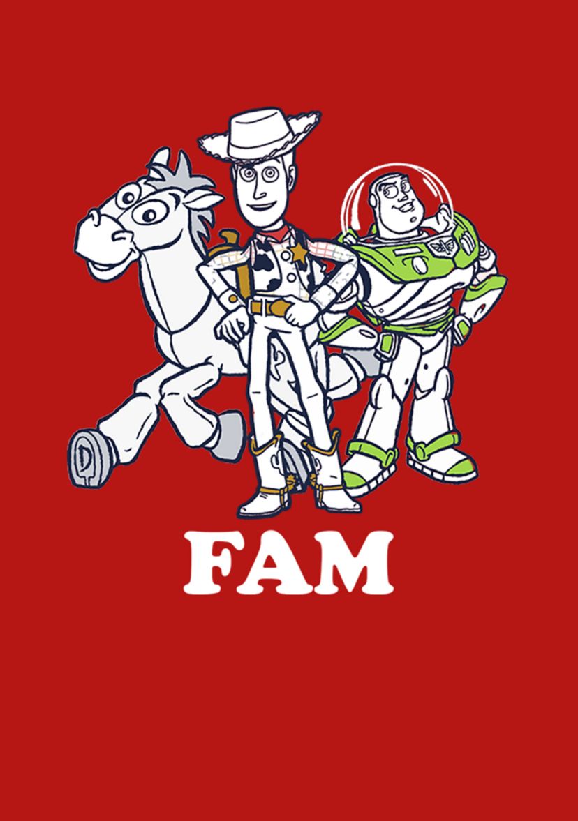 Girls 4-6x Fam Graphic T-Shirt