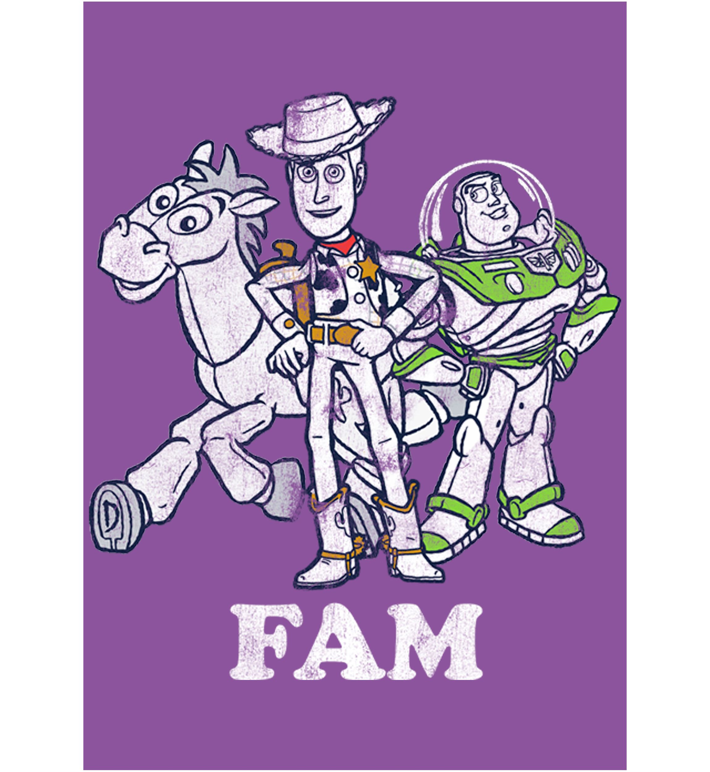 Girls 4-6x Fam Graphic T-Shirt