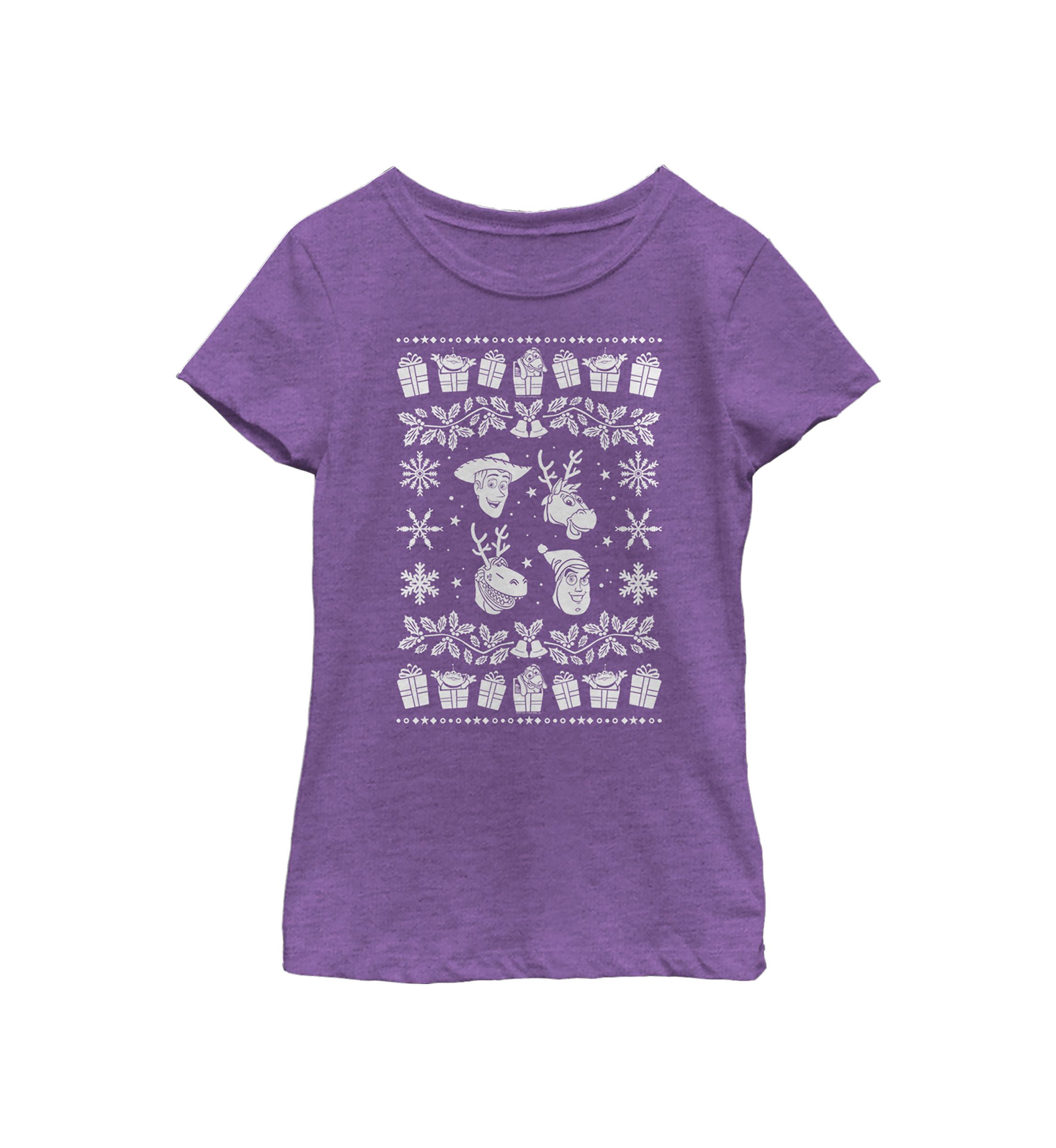 Girls 4-6x  Sweater Story Graphic T-Shirt