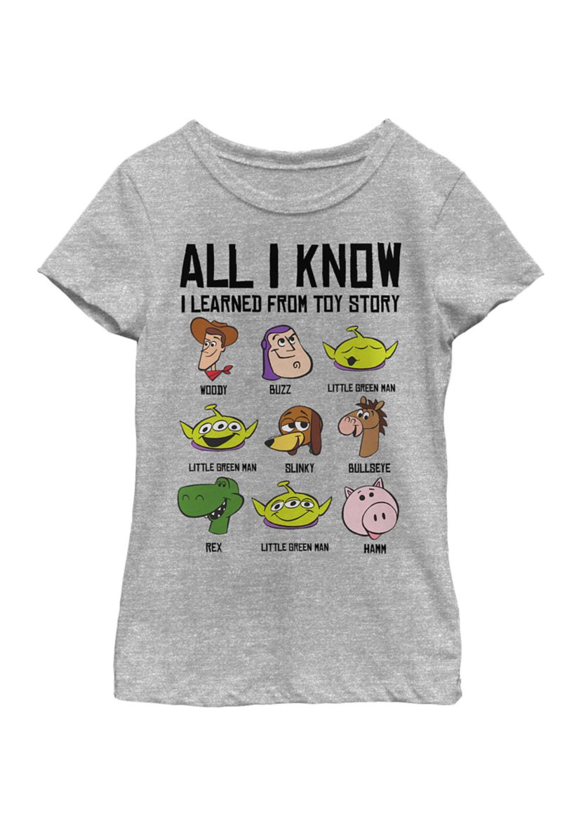 Girls 4-6x  All I Know Graphic Top