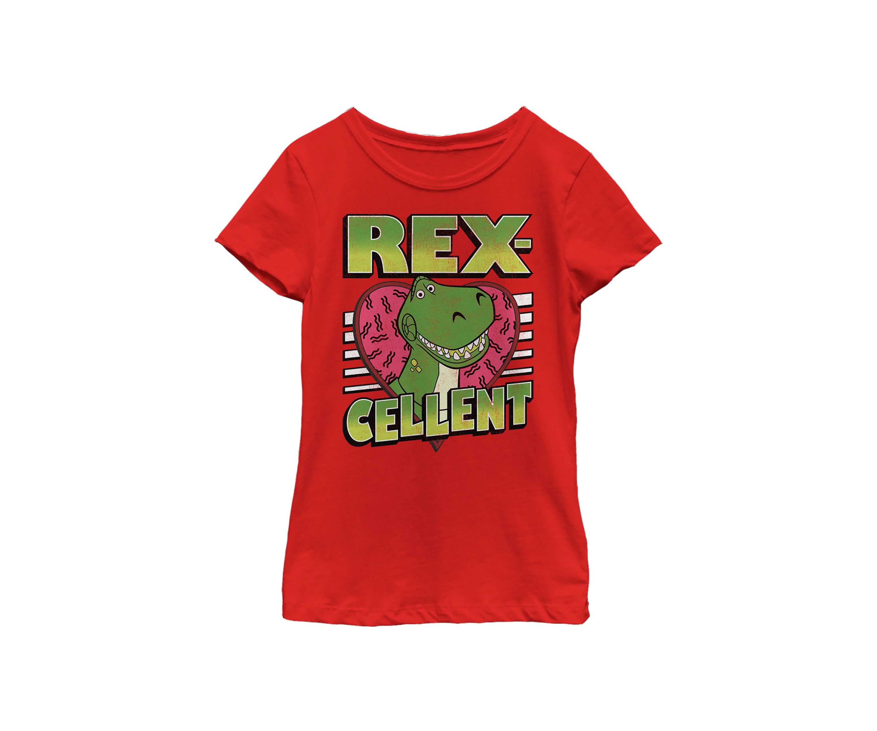 Girls 4-6x  Rexcellent Heart Graphic Top