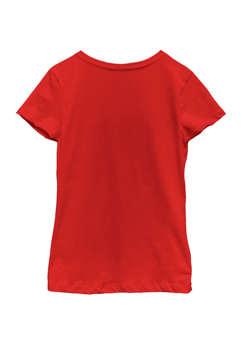 Girls 4-6x  Bullseye Graphic Top