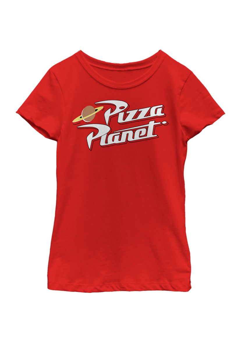Girls 4-6x  Vintage Pizza Logo Graphic T-Shirt