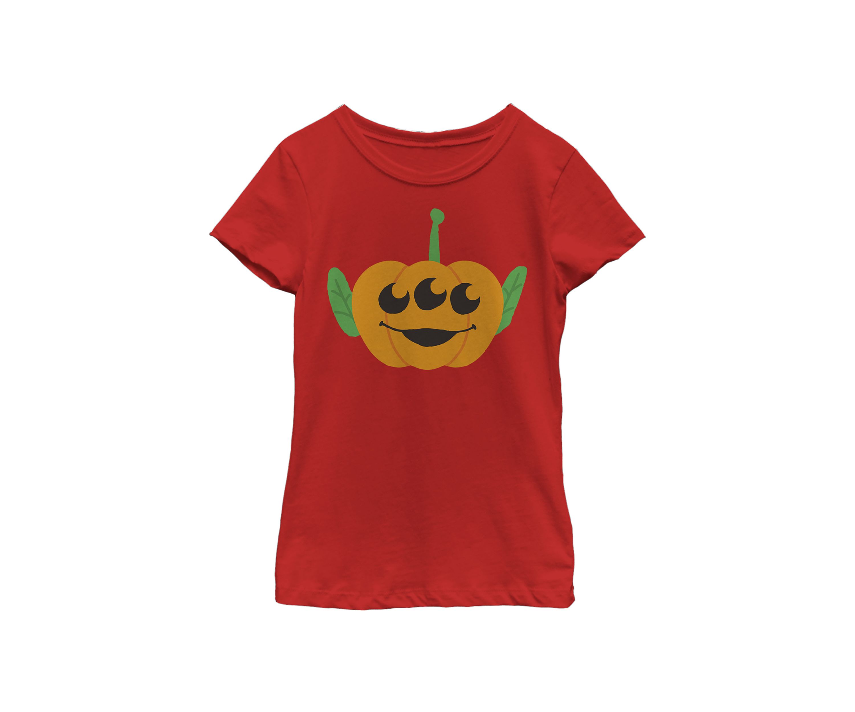 Girls 4-6x  Alien Pumpkin Graphic Top