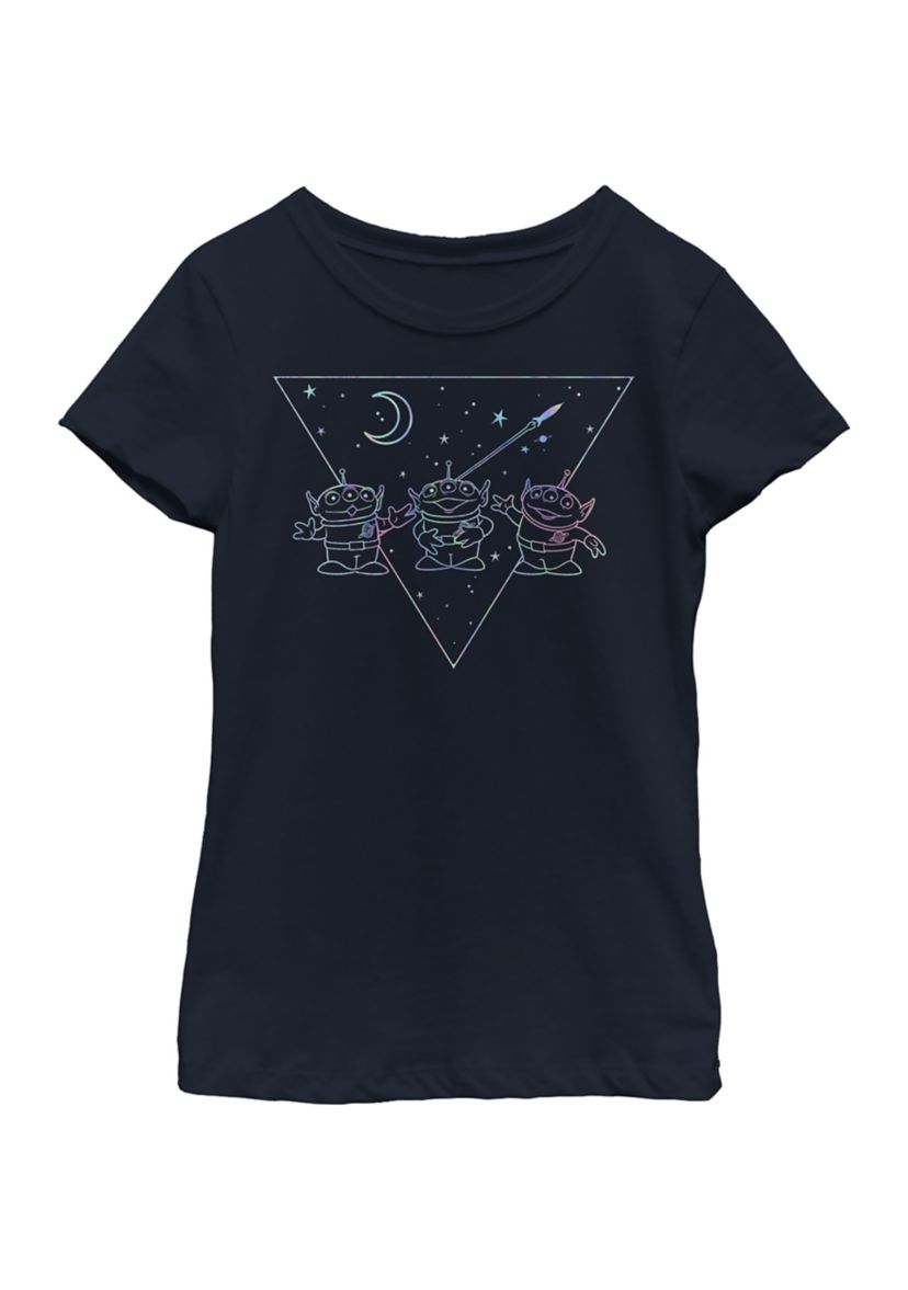 Girls 4-6x Alien Galaxy Graphic T-Shirt