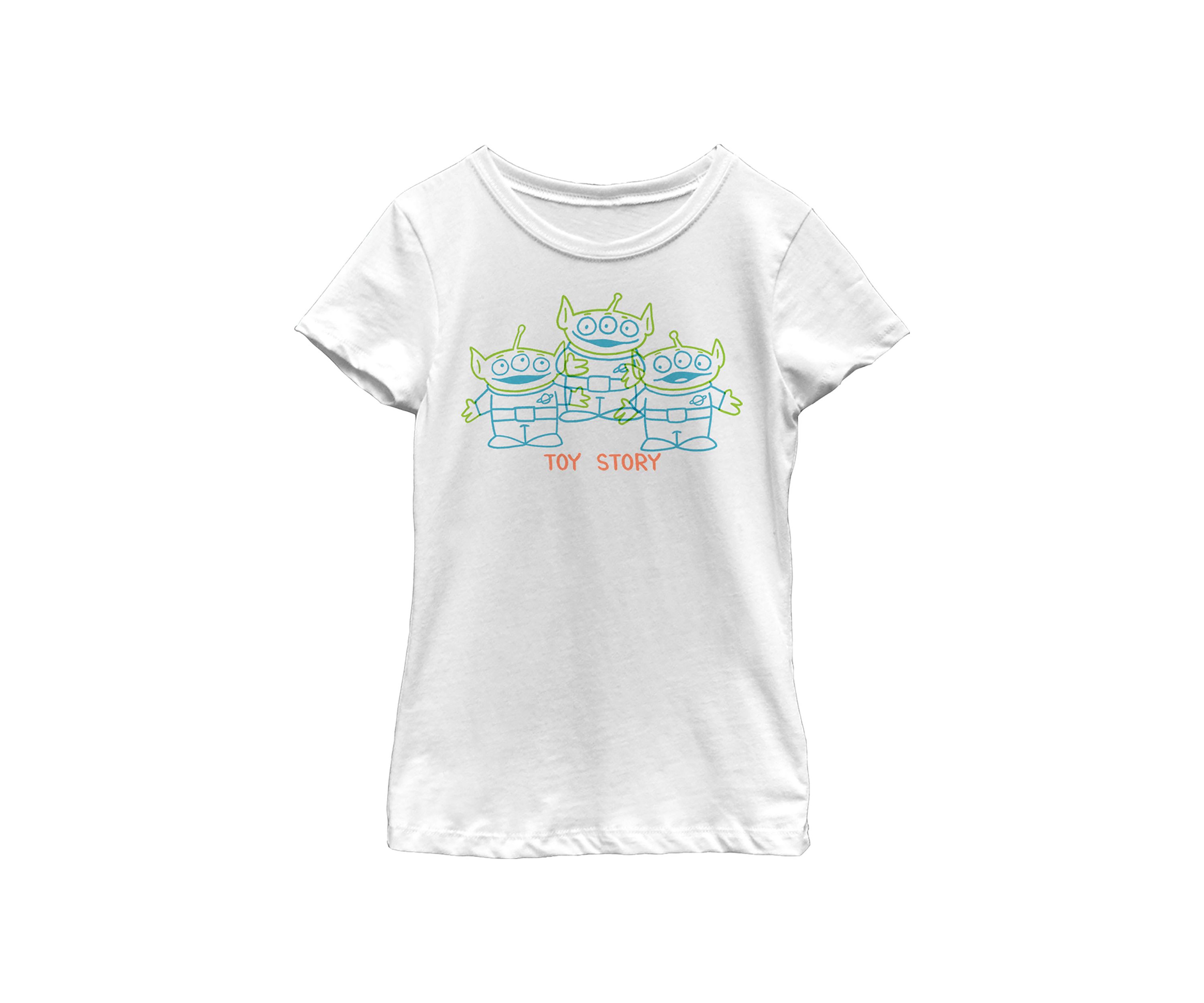 Girls 4-6x  SCRIBBLE Graphic Top