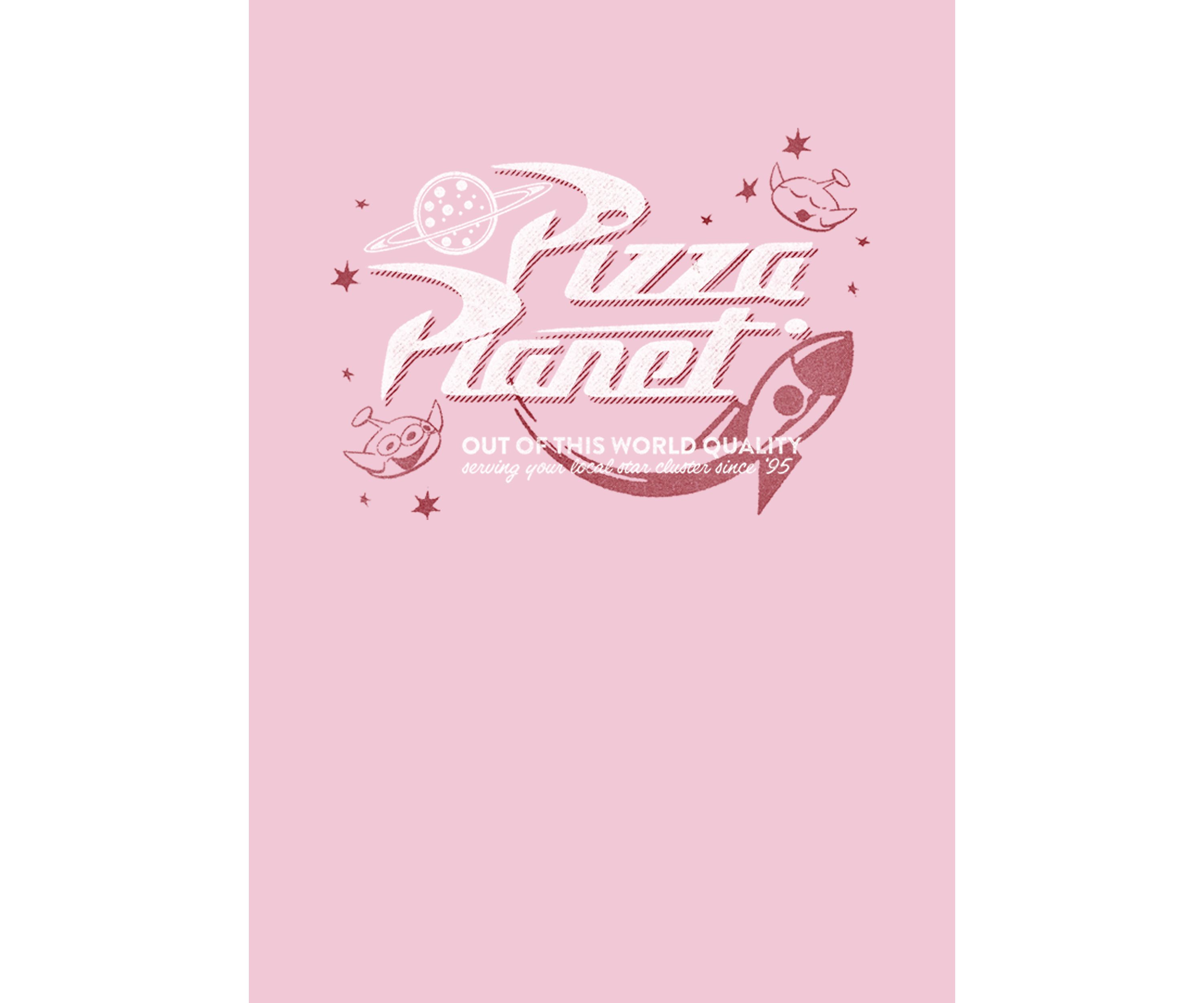Girls 4-6x  Retro Pizza Planet Graphic Top