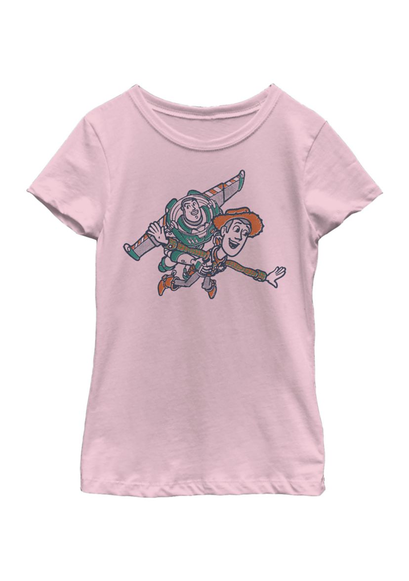 Girls 4-6x Come Fly With Me Graphic T-Shirt