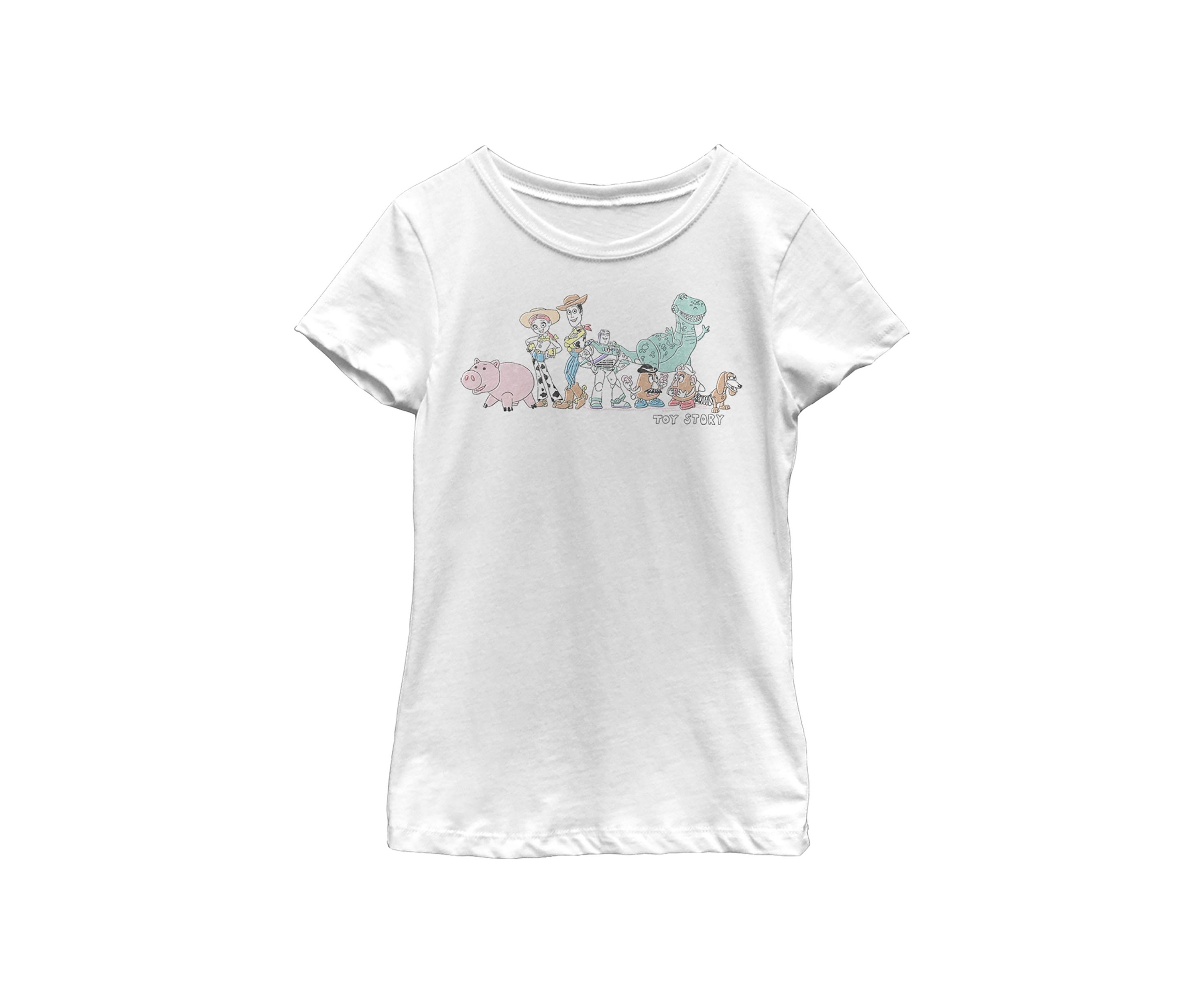Girls 4-6x Toy Story Line Up Graphic T-Shirt
