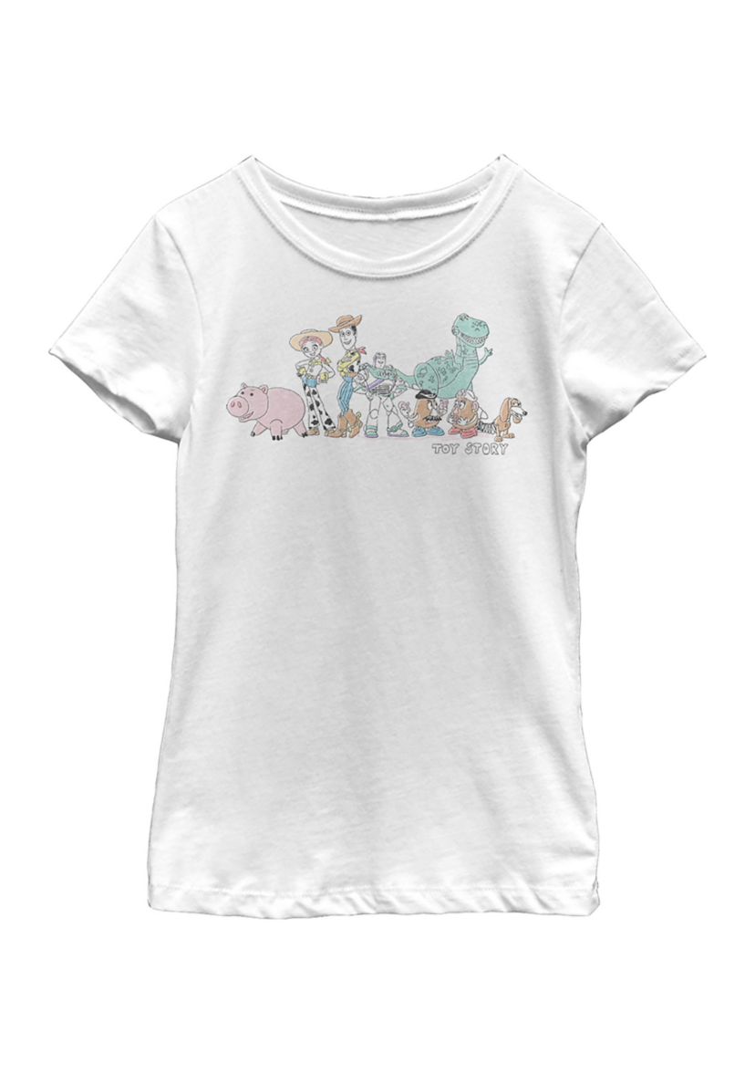 Girls 4-6x Toy Story Line Up Graphic T-Shirt