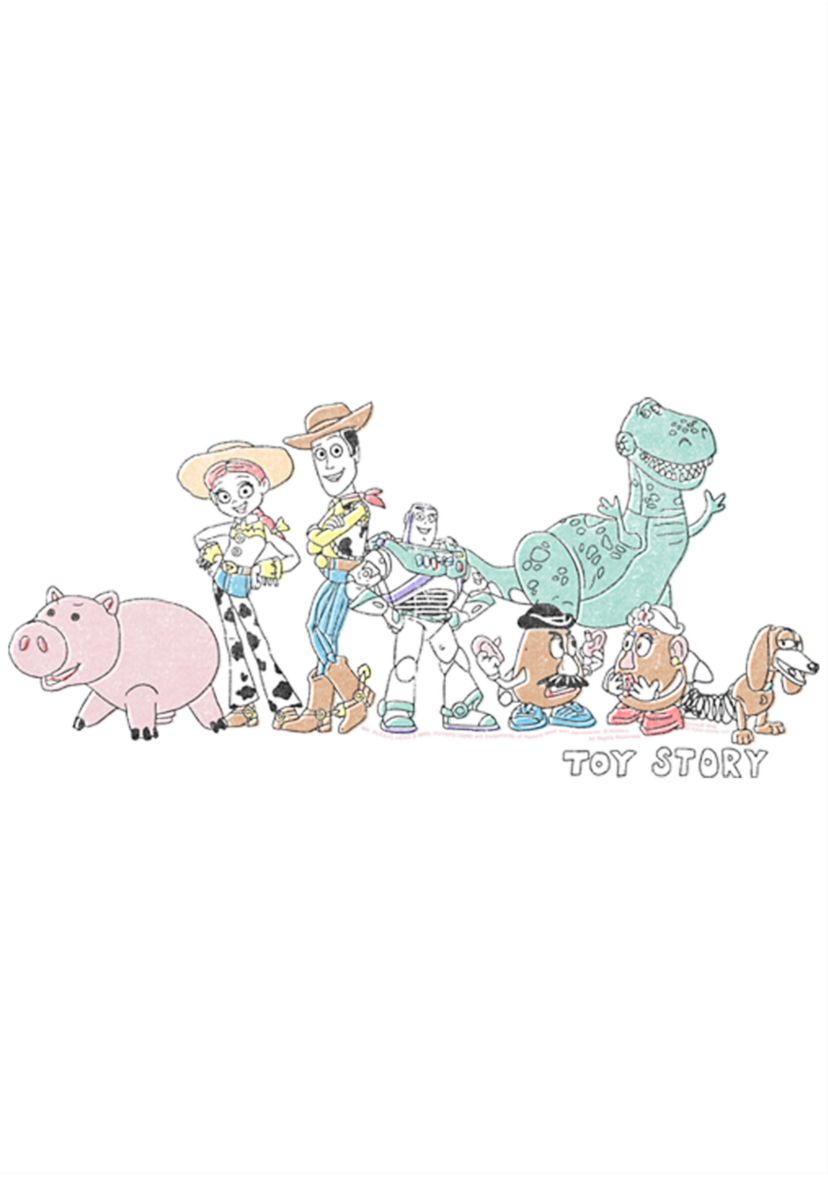 Girls 4-6x Toy Story Line Up Graphic T-Shirt