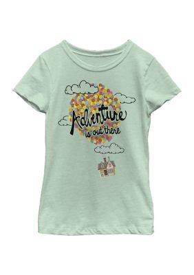 Disney Girls 4-6x Adventure Graphic T-Shirt, Mint, Medium