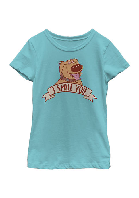 Disney® Girls 4-6x Goodest Boy Badge Graphic T-Shirt