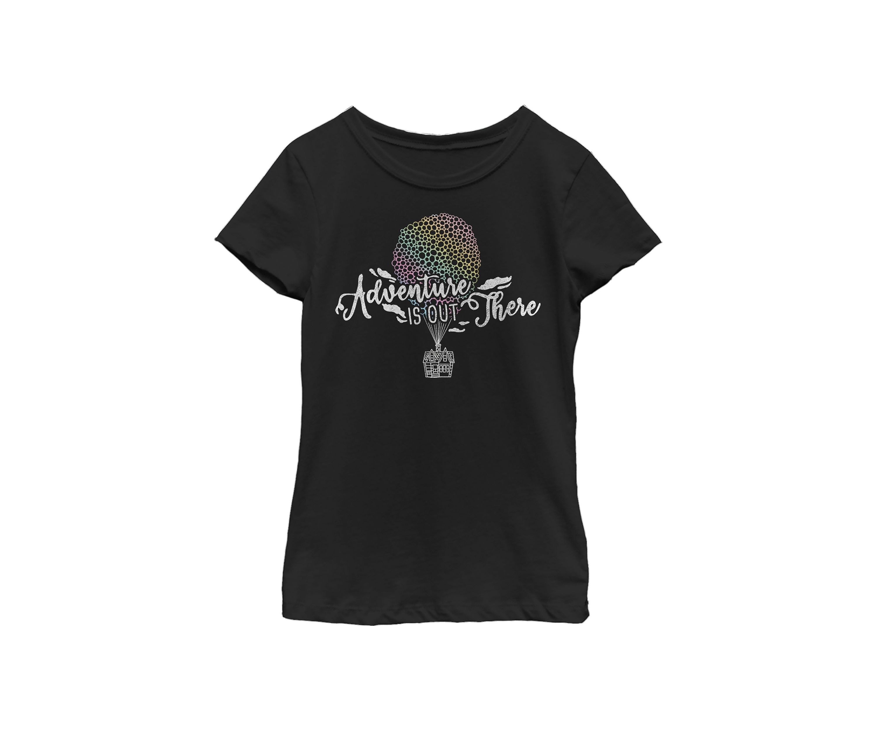 Girls 4-6x  Adventure Doodle Balloons Graphic T-Shirt