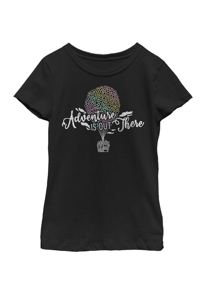 Girls 4-6x  Adventure Doodle Balloons Graphic T-Shirt