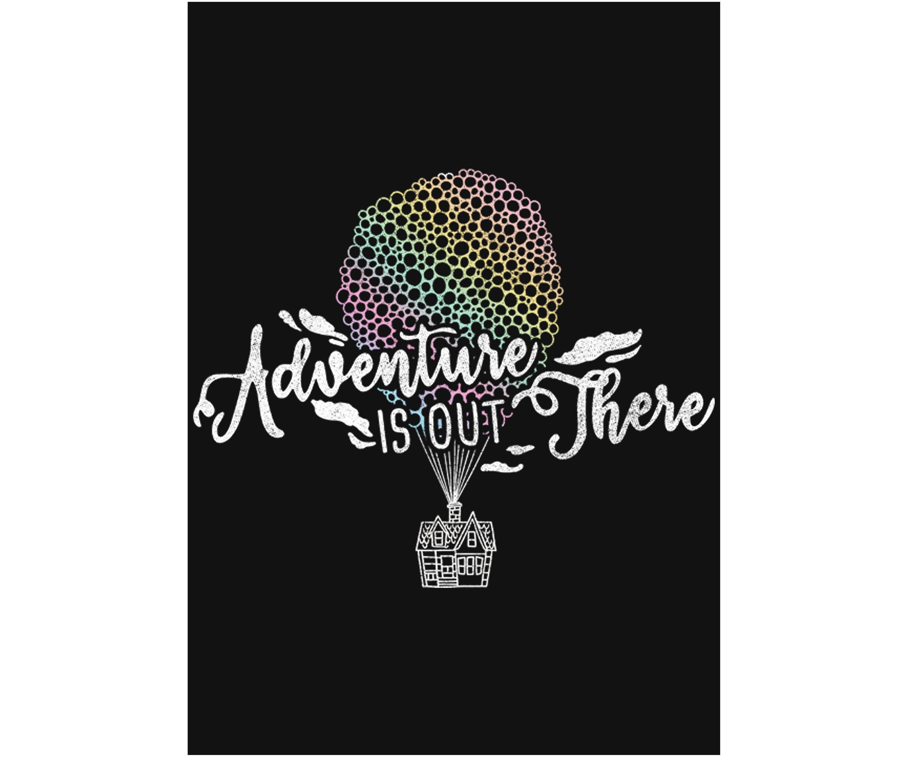 Girls 4-6x  Adventure Doodle Balloons Graphic T-Shirt