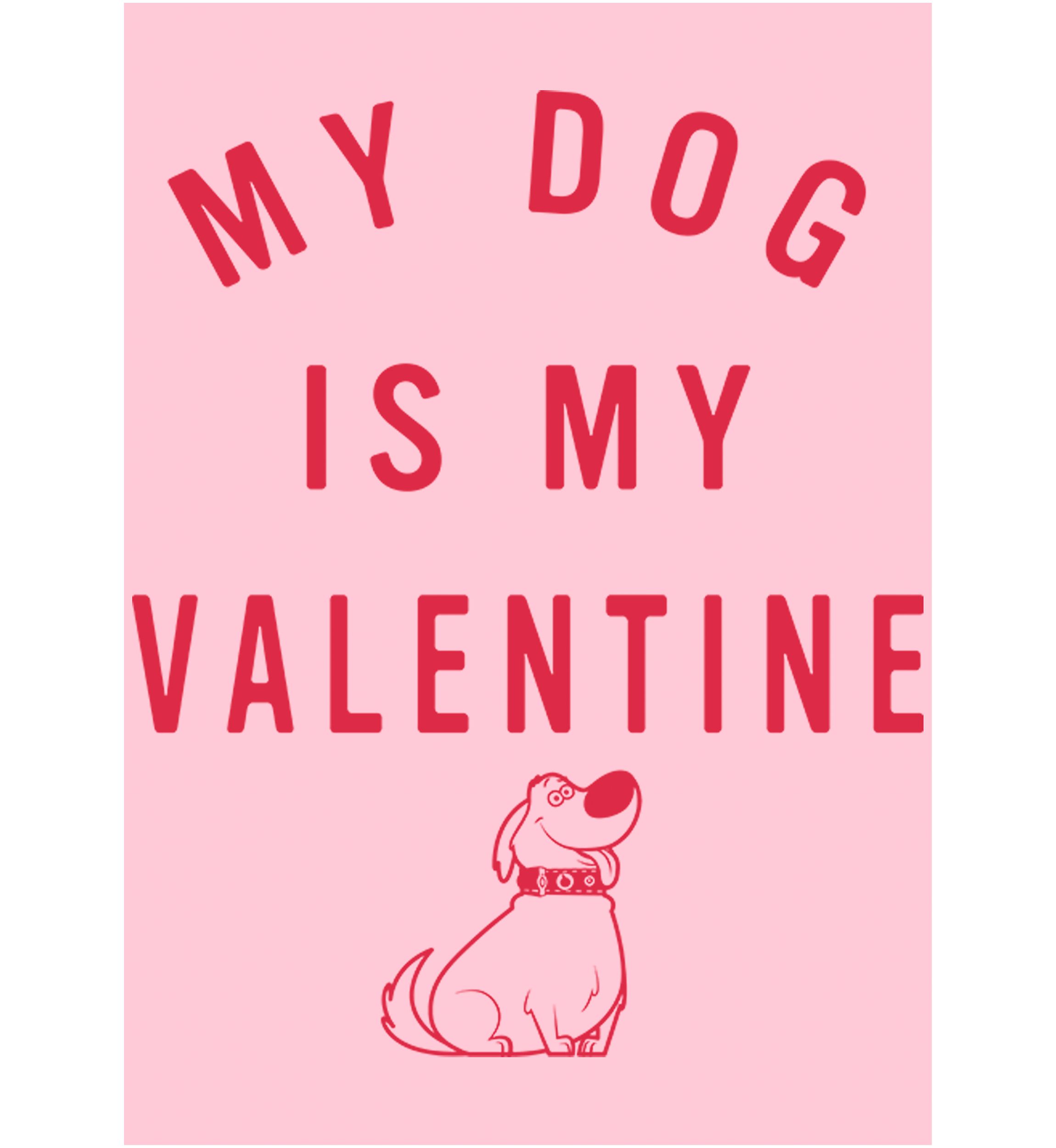 Girls 4-6x Valentine Dug Graphic T-Shirt
