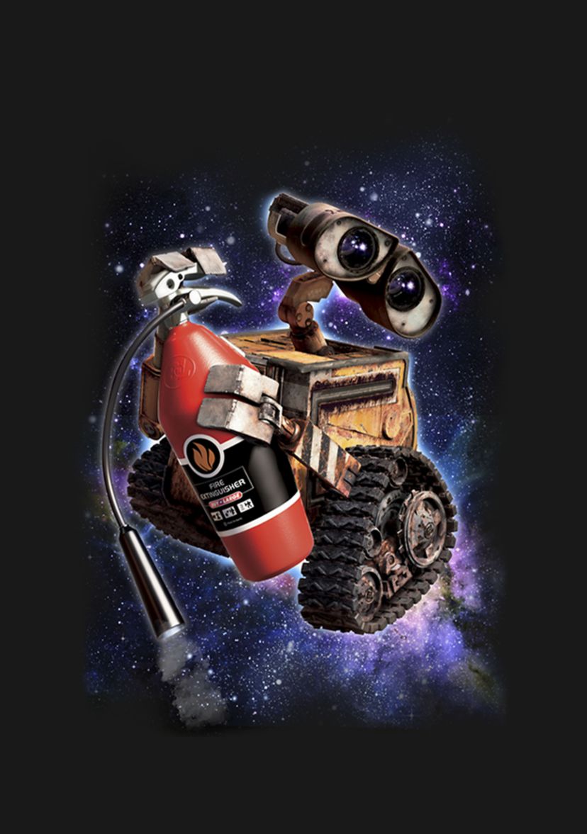Girls 4-6x  Space Walle Graphic Top