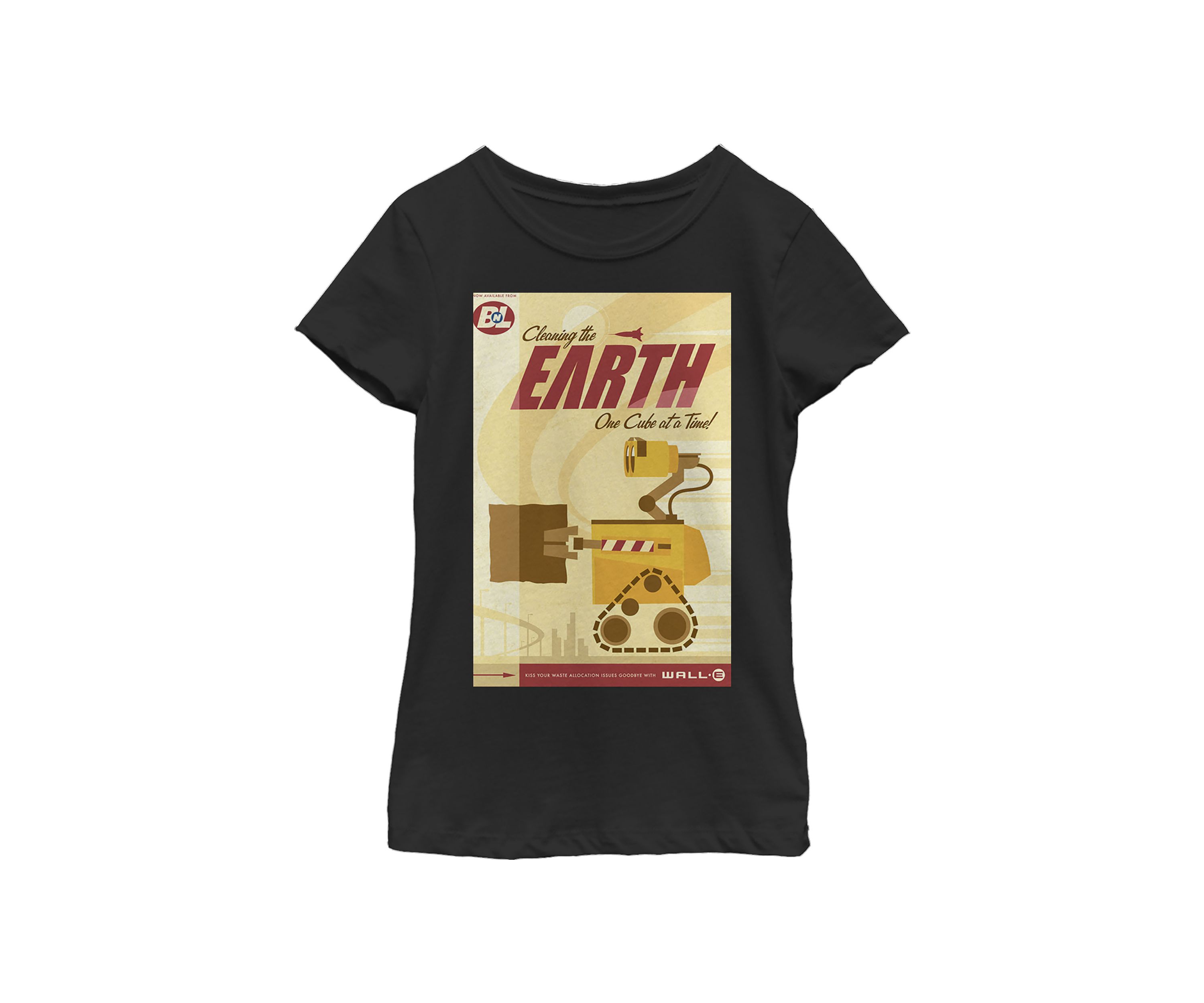 Girls 4-6x Cleaning the Earth Poster Graphic T-Shirt