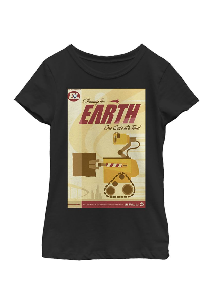 Girls 4-6x Cleaning the Earth Poster Graphic T-Shirt