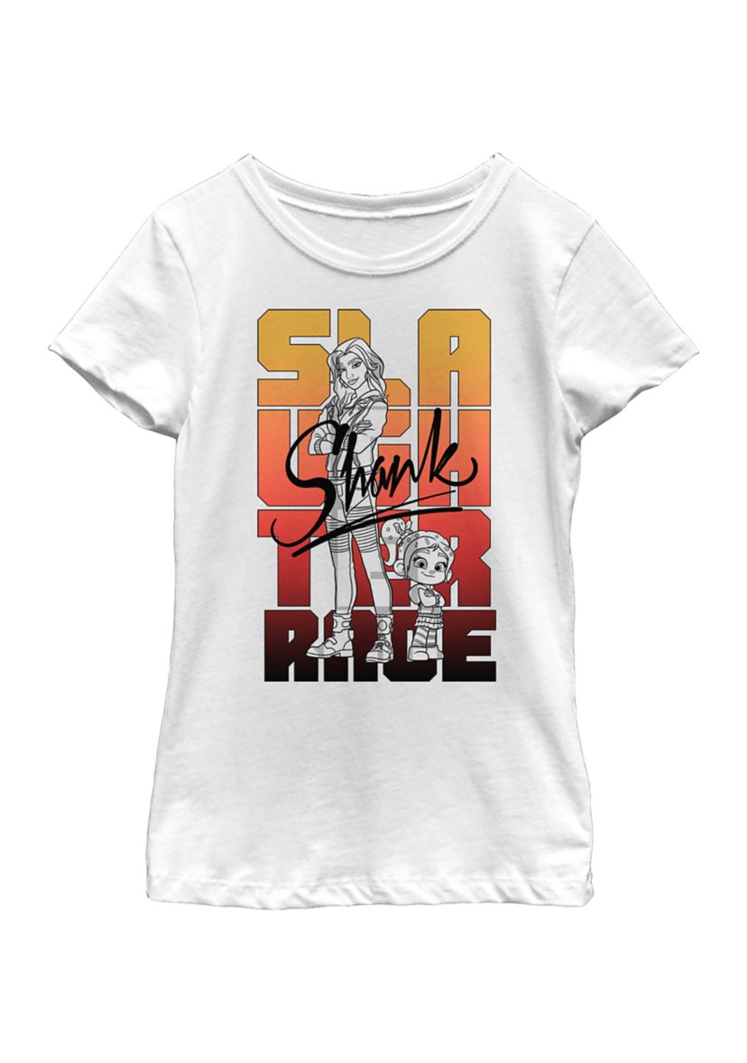 Girls 4-6x  Shank Stack Graphic Top
