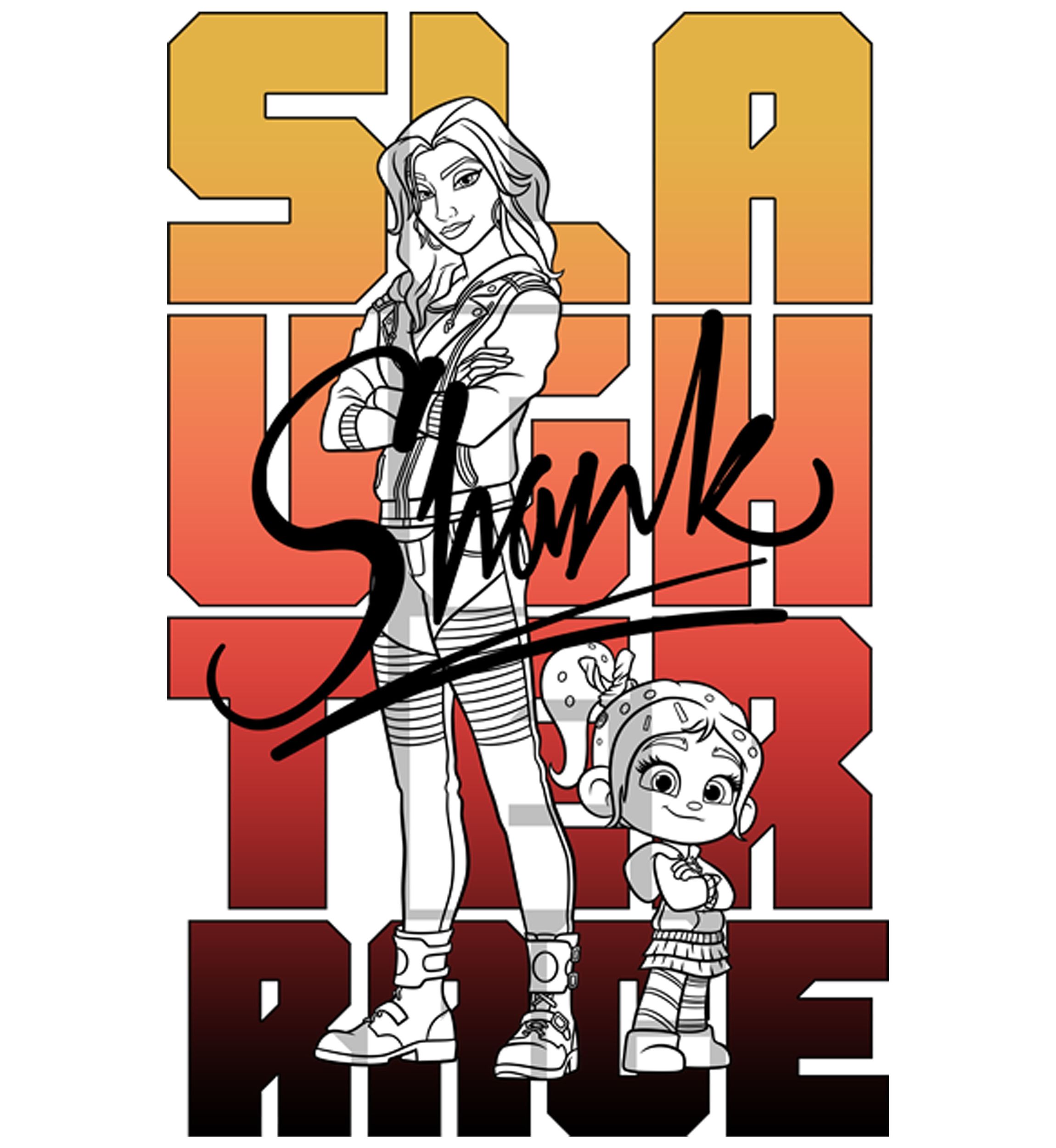 Girls 4-6x  Shank Stack Graphic Top