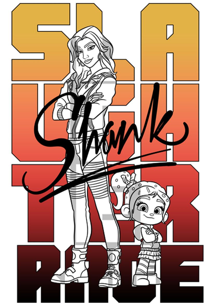 Girls 4-6x  Shank Stack Graphic Top