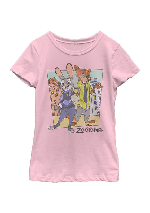 Zootopia Girls 4-6x Zoo Graphic T-Shirt