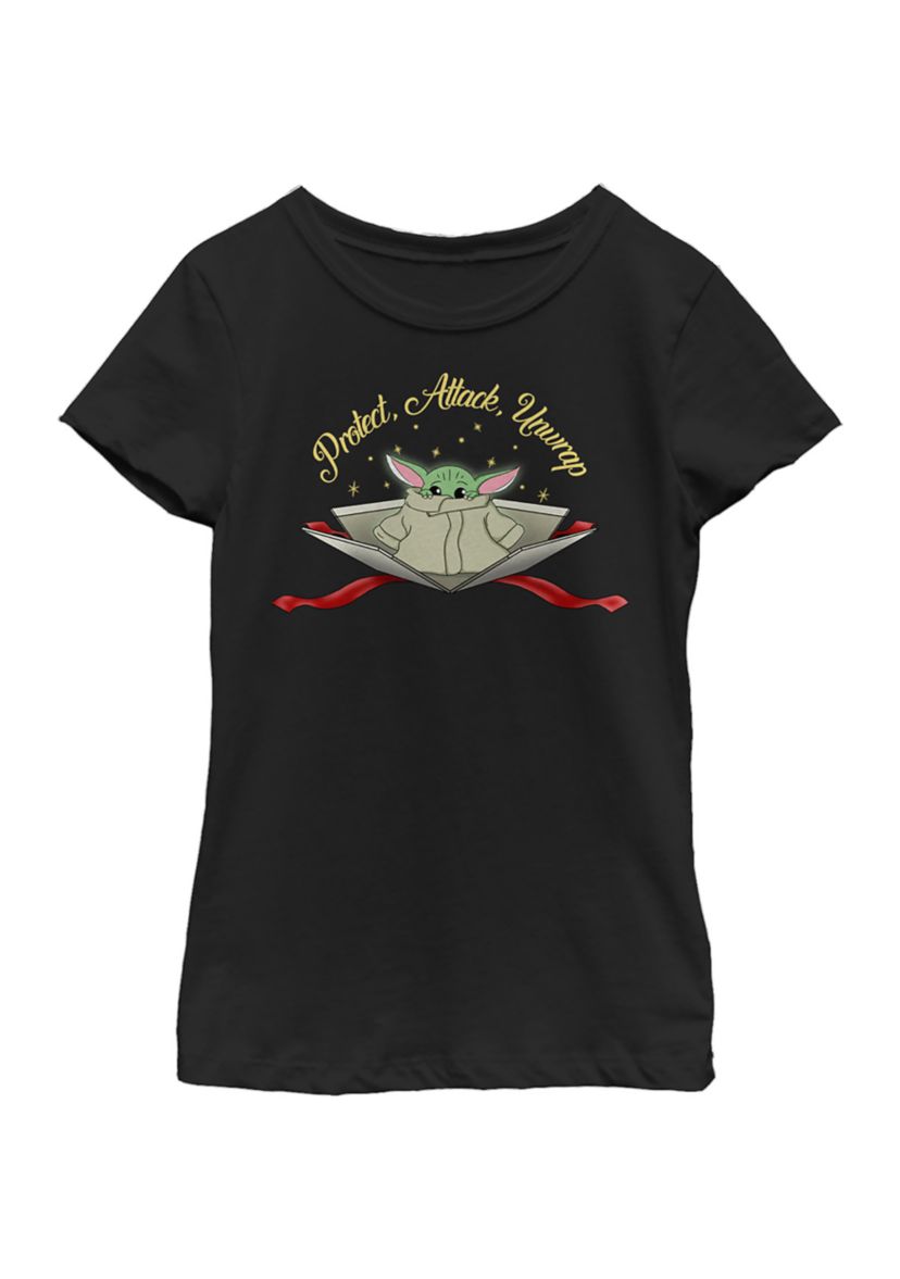 Girls 4-6x Protect Attack Unwrap T-Shirt 