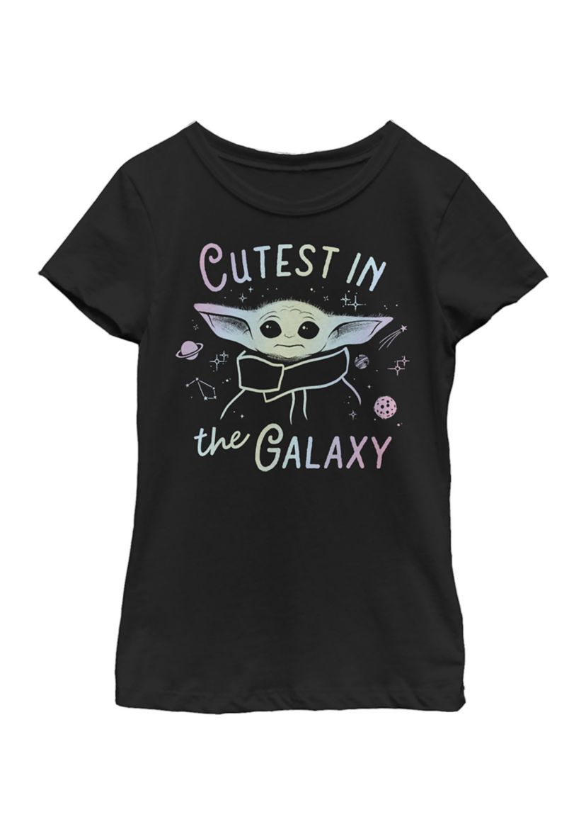 Girls 4-6x Cutest in the Galaxy Graphic T-Shirt 