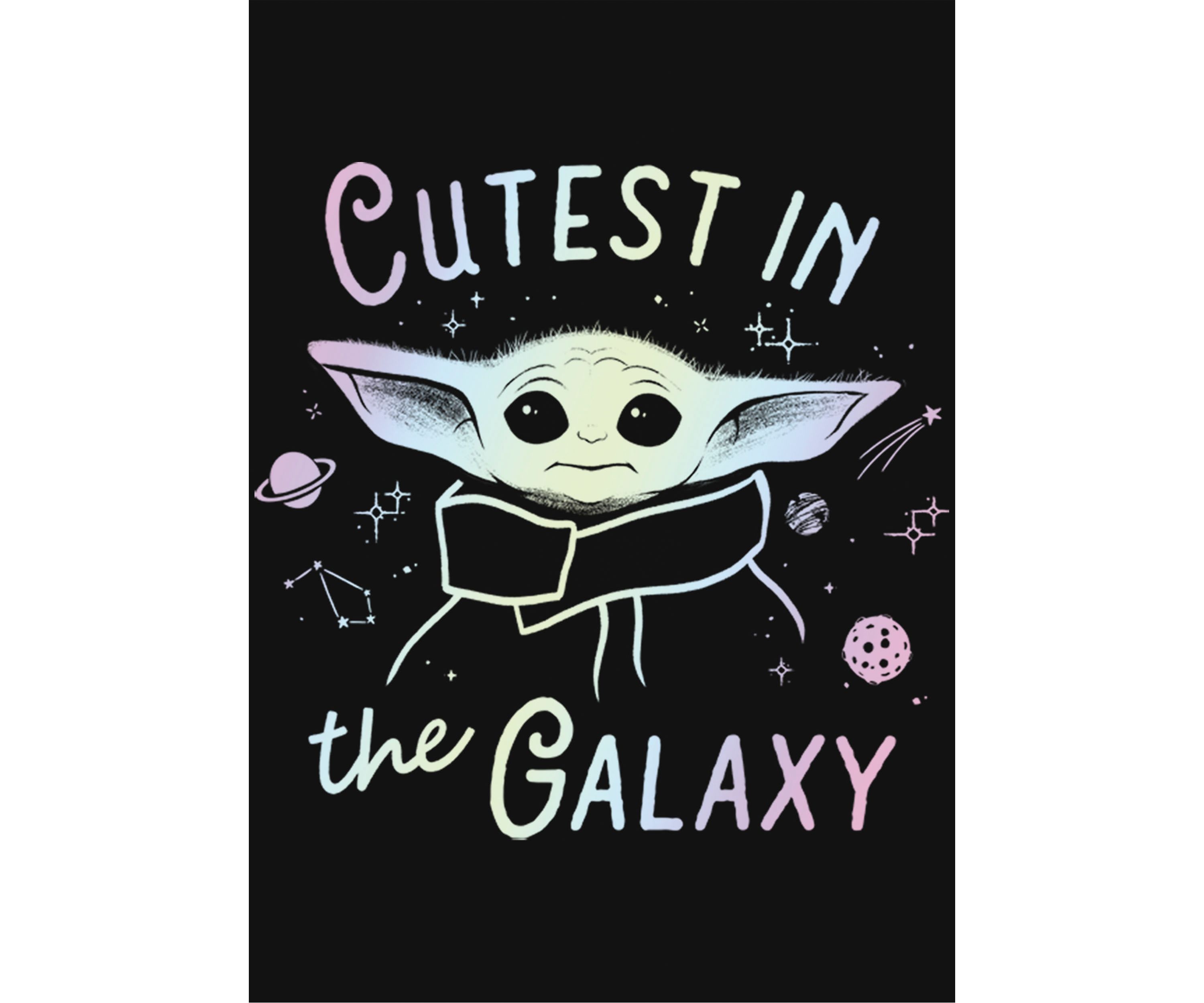 Girls 4-6x Cutest in the Galaxy Graphic T-Shirt 
