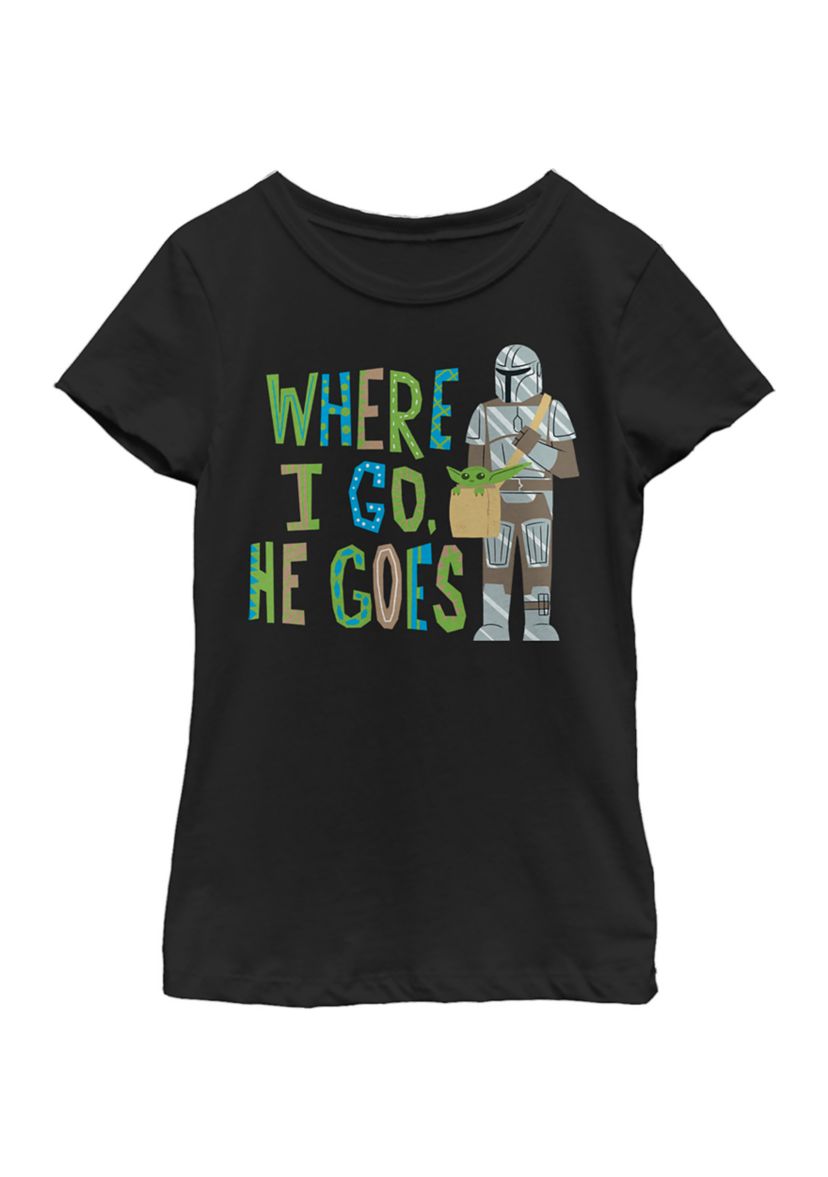 Girls 4-6x Where I Go He Goes Top