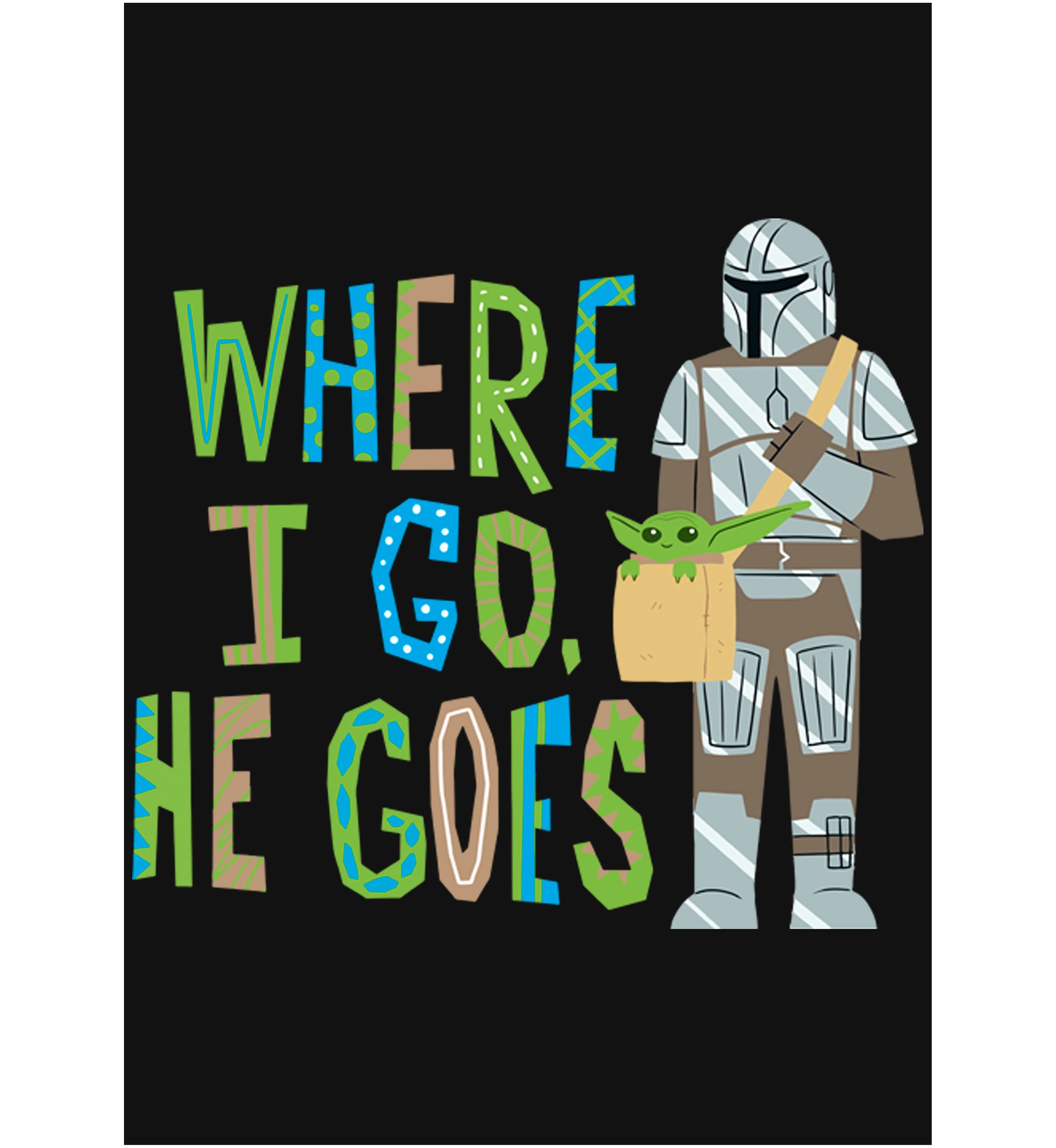 Girls 4-6x Where I Go He Goes Top