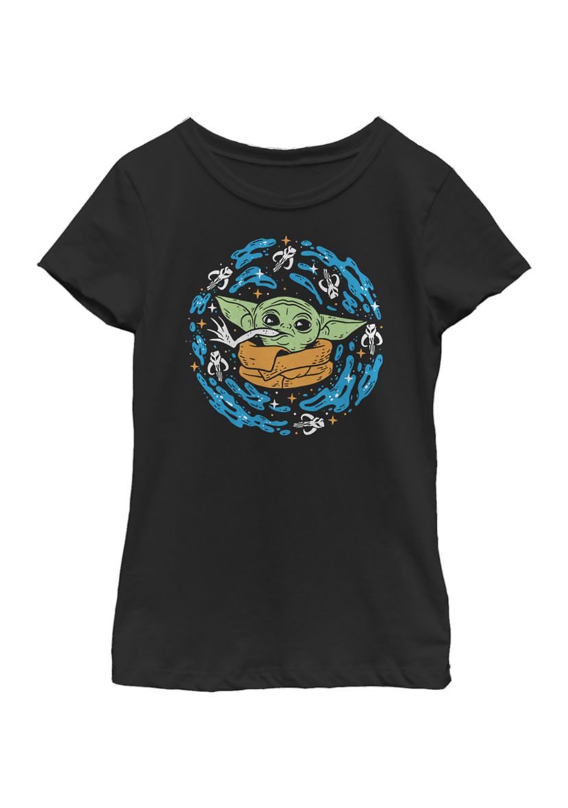 Girls 4-6x Frog Spiral Top