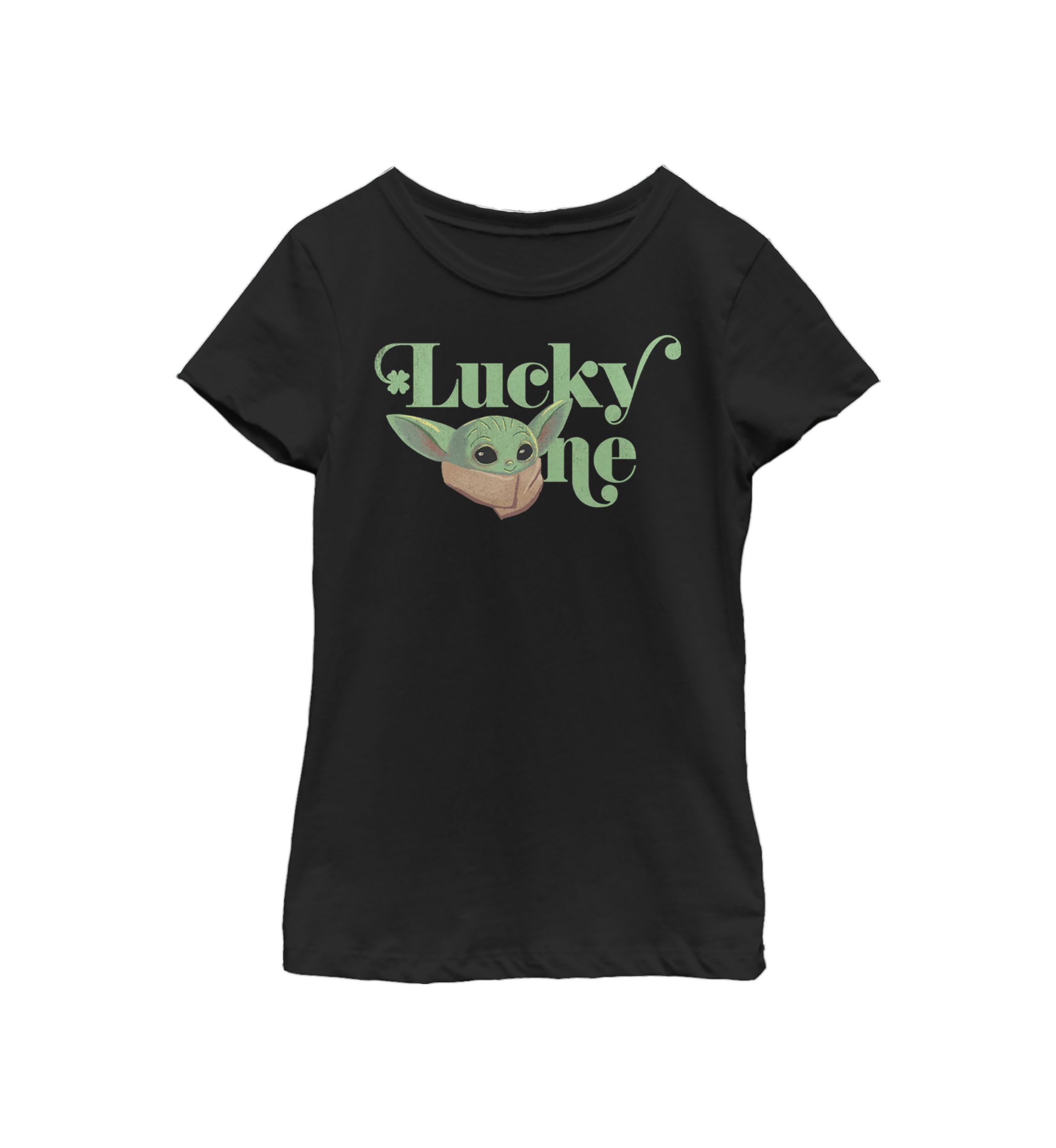 Girls 46x Star Wars The Mandalorian LUCKY ONE Graphic Top