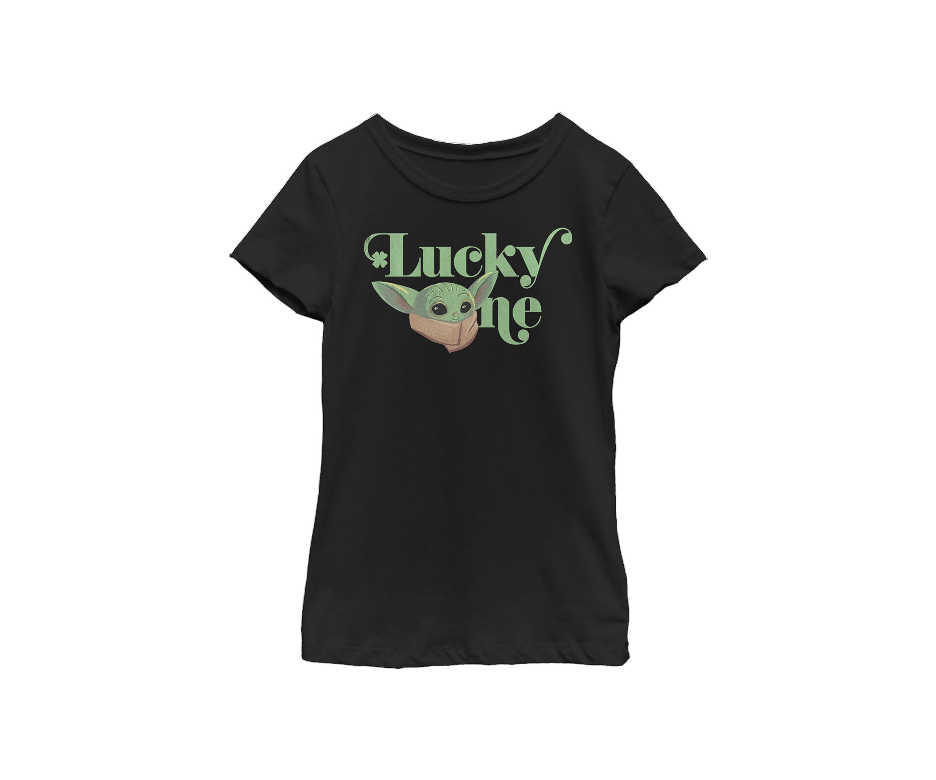 Girls 46x Star Wars The Mandalorian LUCKY ONE Graphic Top