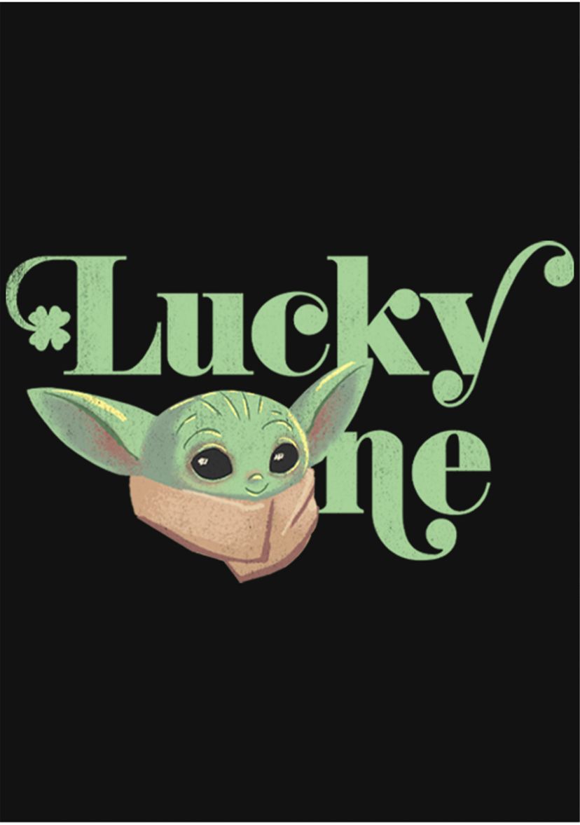 Girls 46x Star Wars The Mandalorian LUCKY ONE Graphic Top