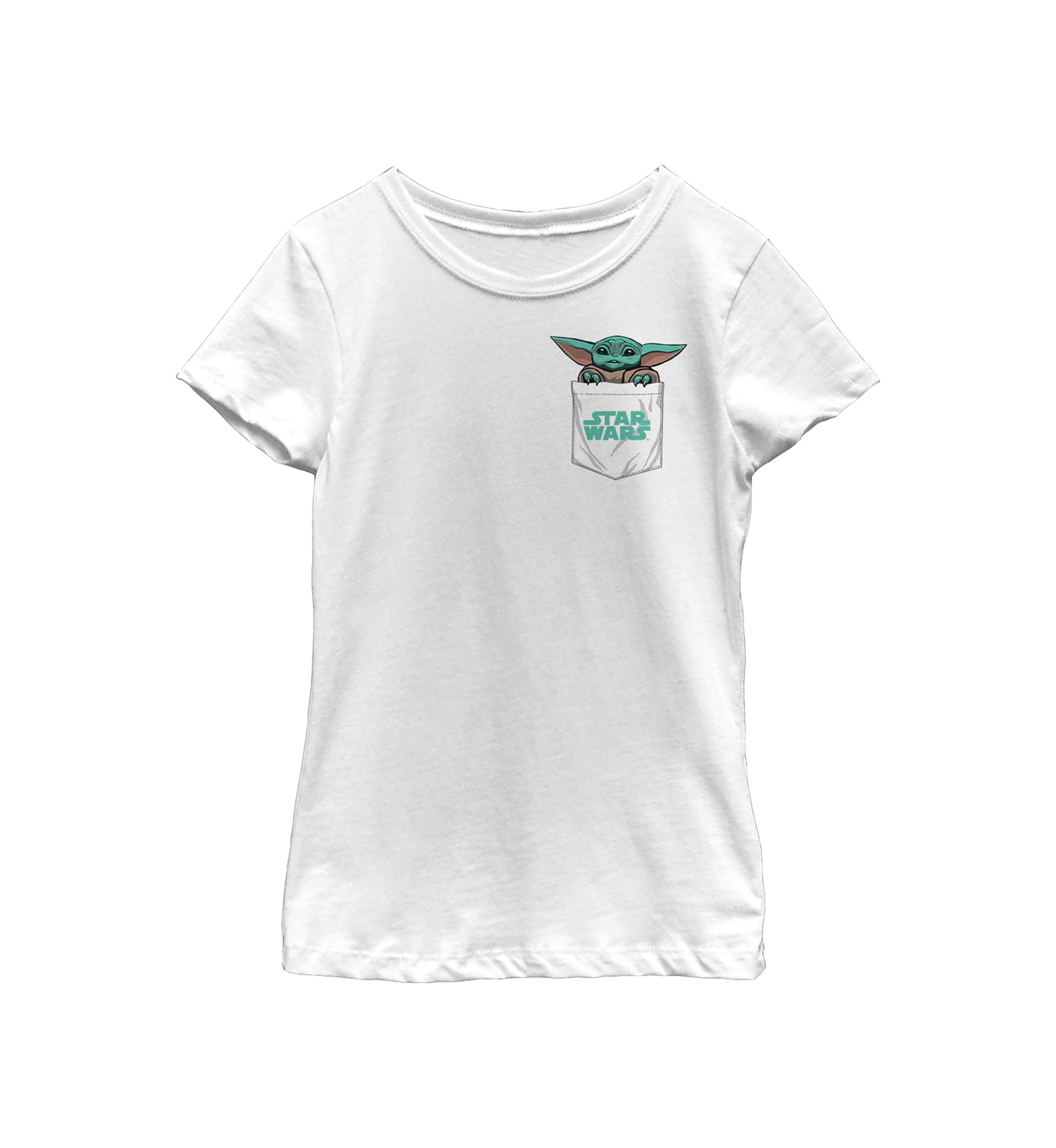 Girls 4-6x Baby Faux Pocket Top