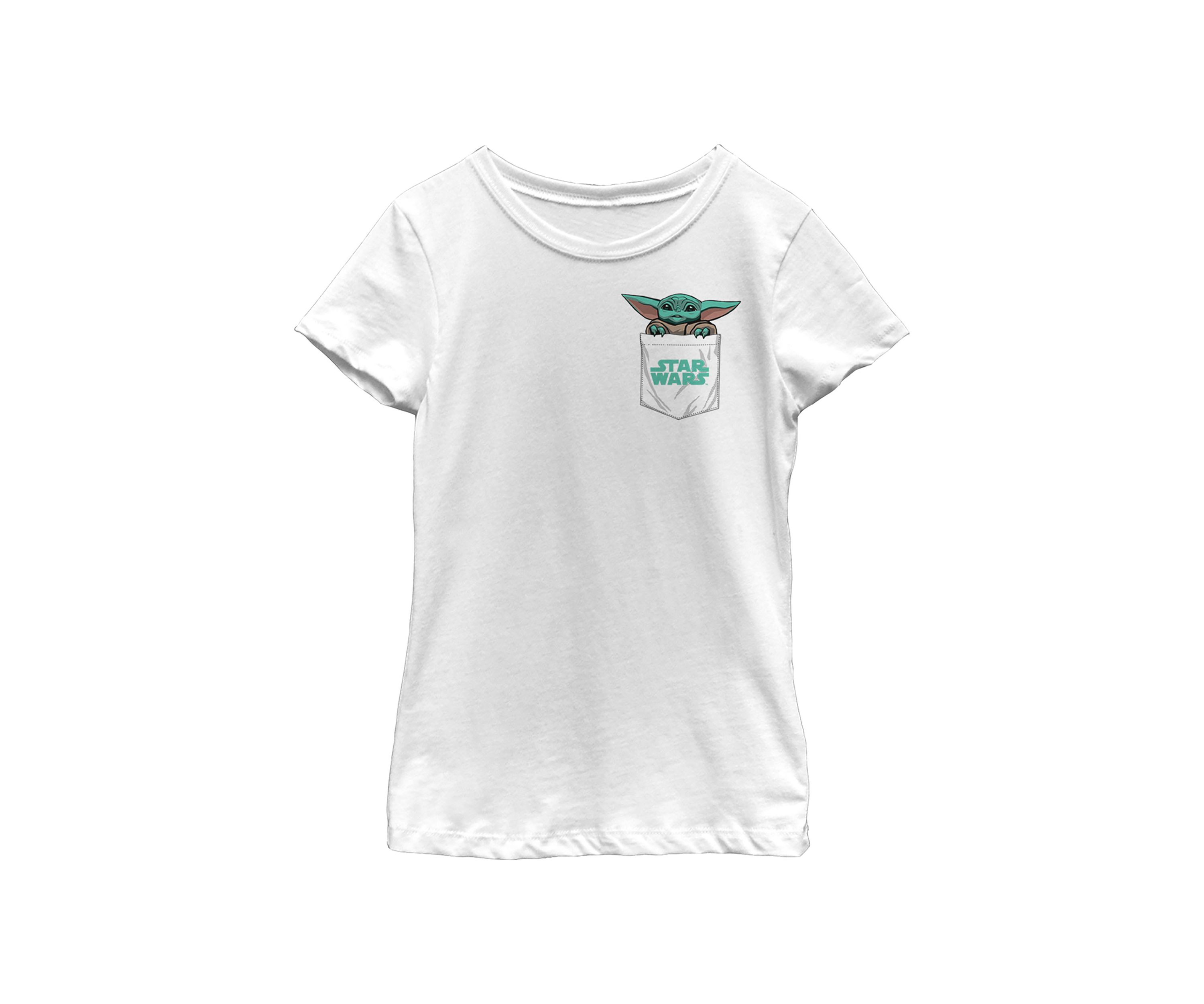 Girls 4-6x Baby Faux Pocket Top