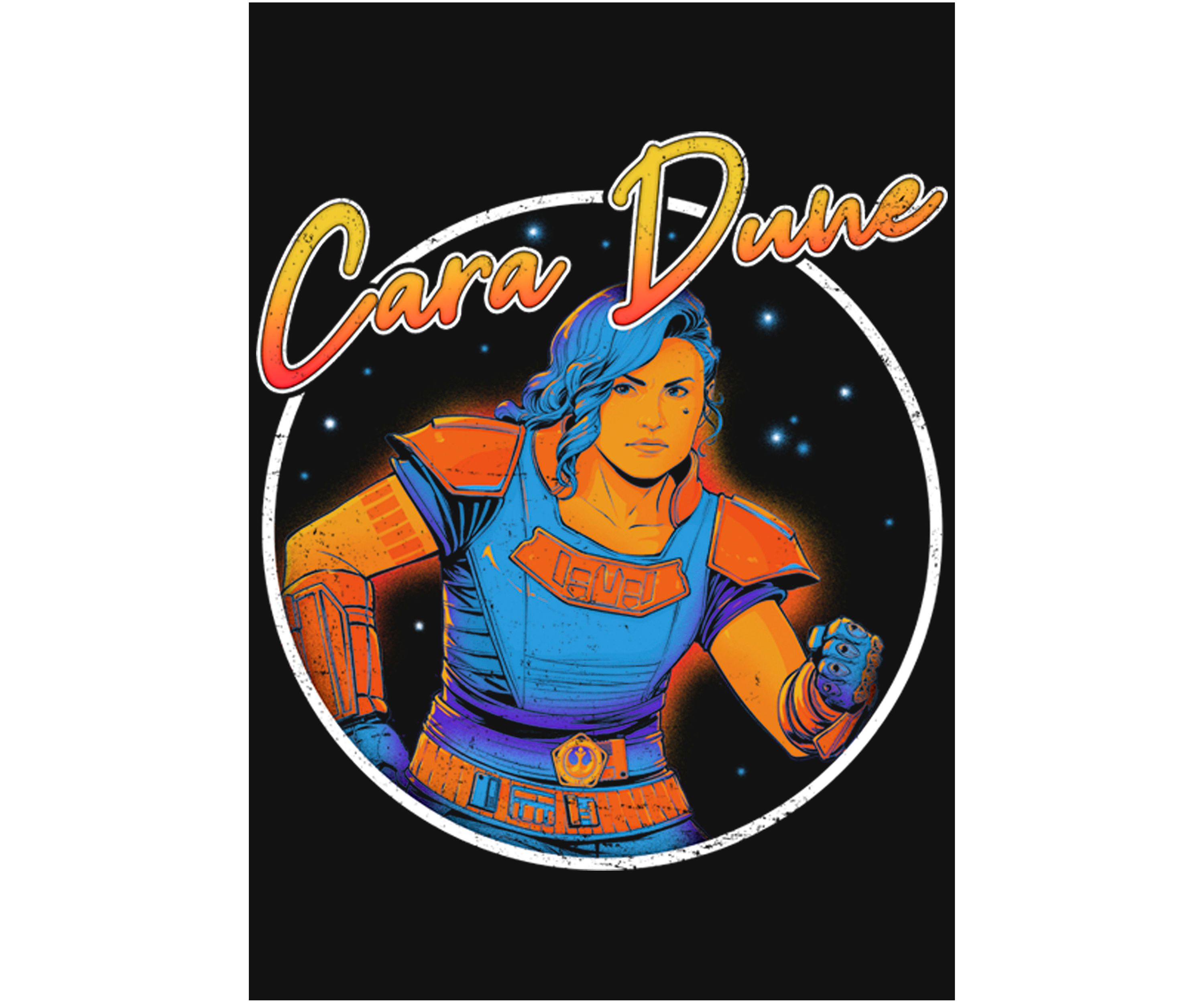 Girls 4-6x Cara Dune 80s Hero Graphic Top