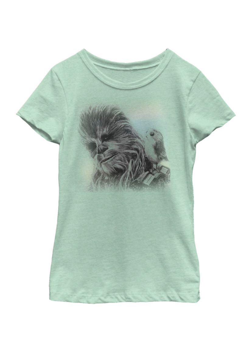 Girls 7-16 Chewbacca Porg Buddies Short Sleeve Graphic T-Shirt