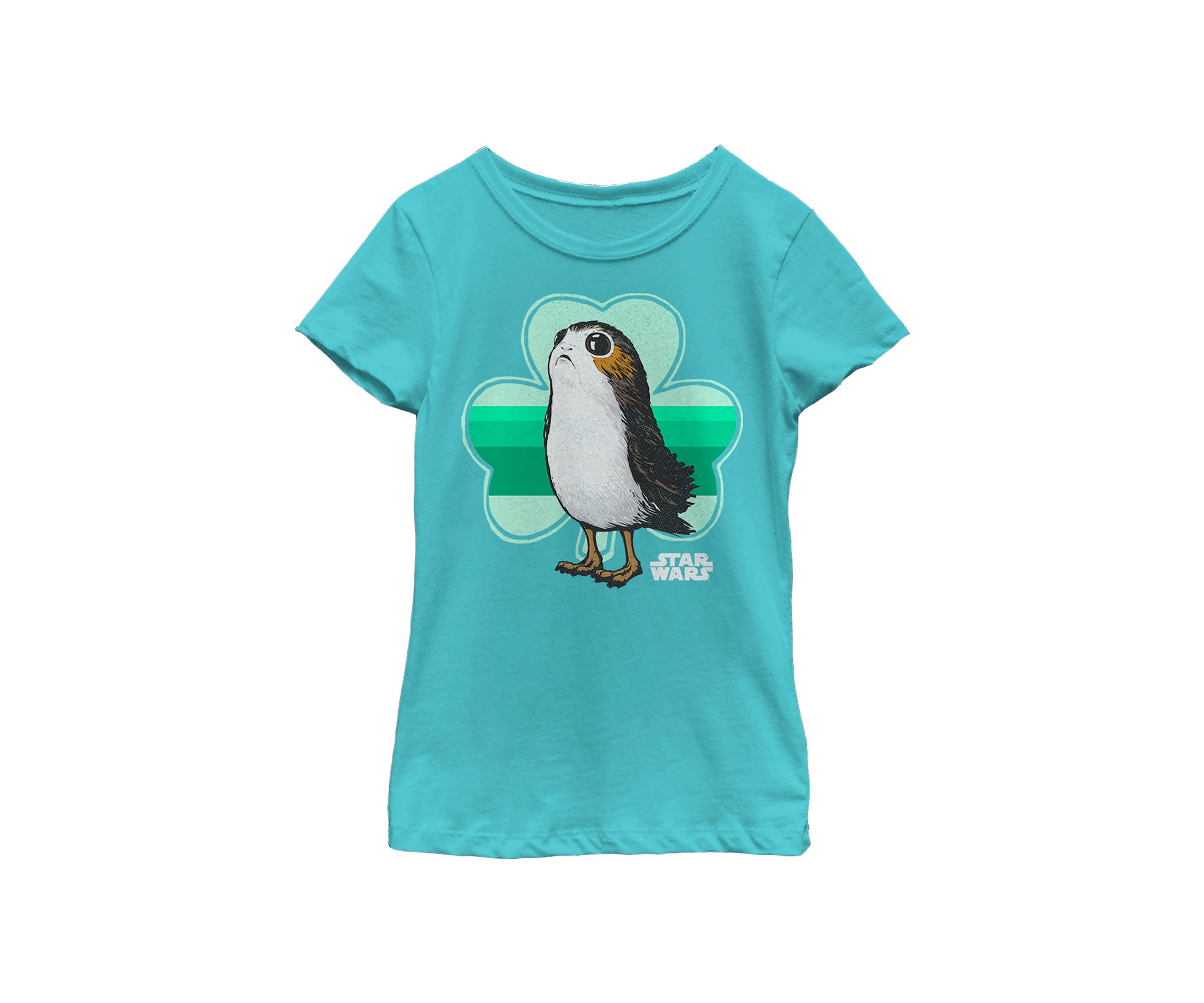 Girls 46x Star Wars Porg Clover Graphic Top