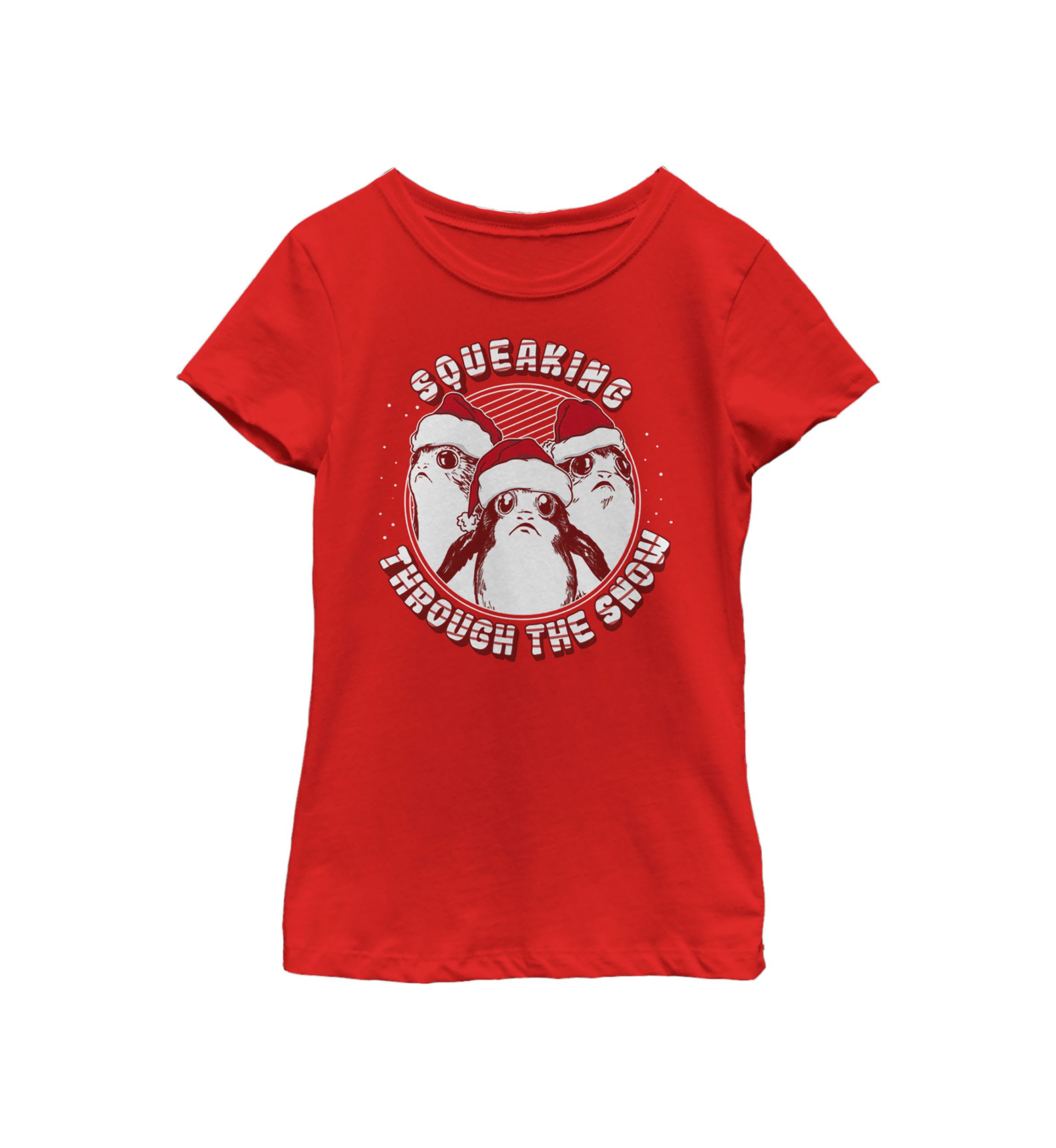  Girls 4-6x Squeaking Through the Snow T-Shirt 