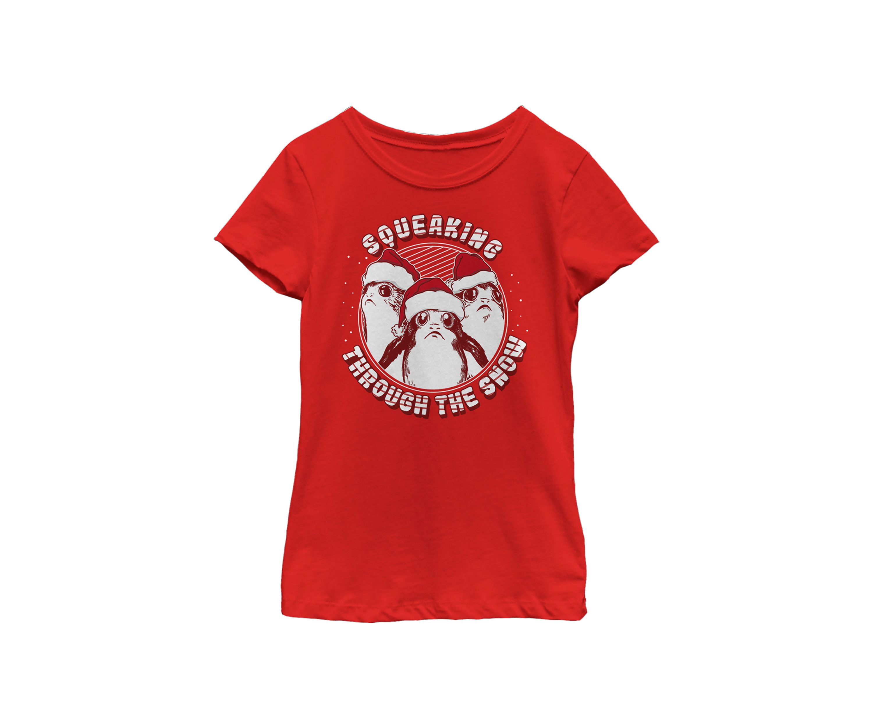 Girls 4-6x Squeaking Through the Snow T-Shirt 