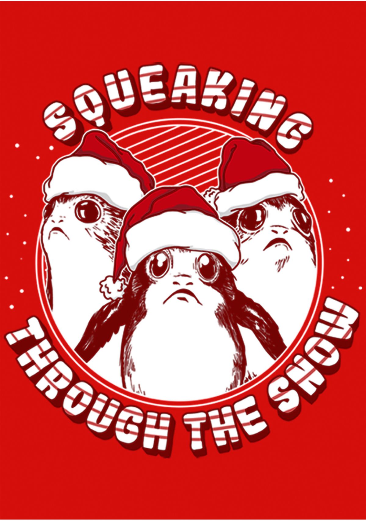  Girls 4-6x Squeaking Through the Snow T-Shirt 