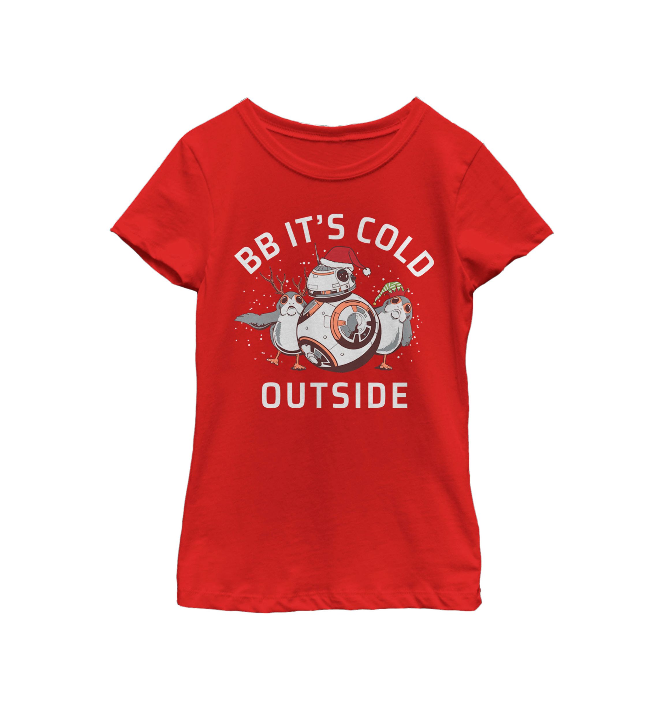 Girls 7-16 BB Its Cold Outside Short Sleeve Graphic T-Shirt