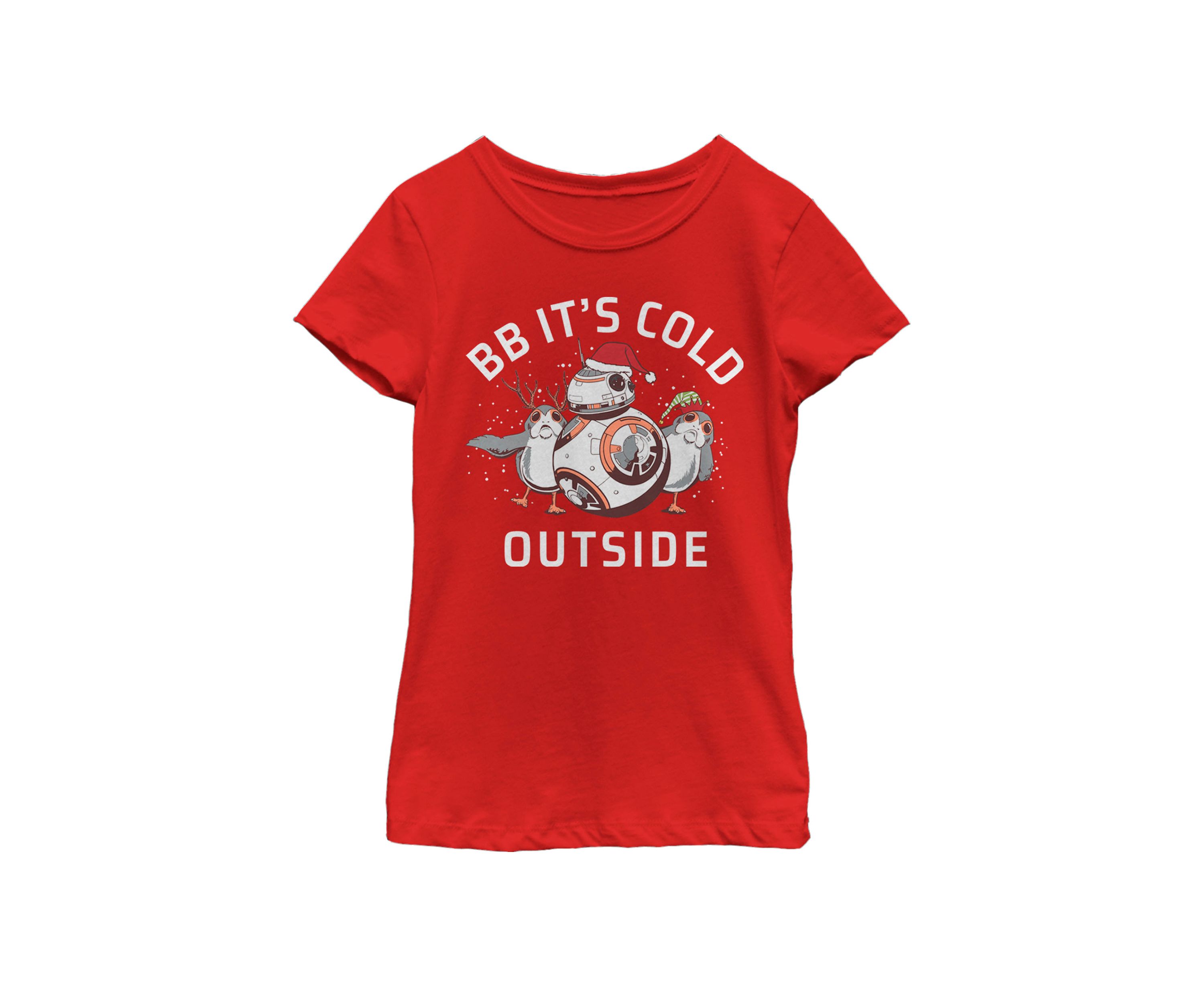 Girls 7-16 BB Its Cold Outside Short Sleeve Graphic T-Shirt